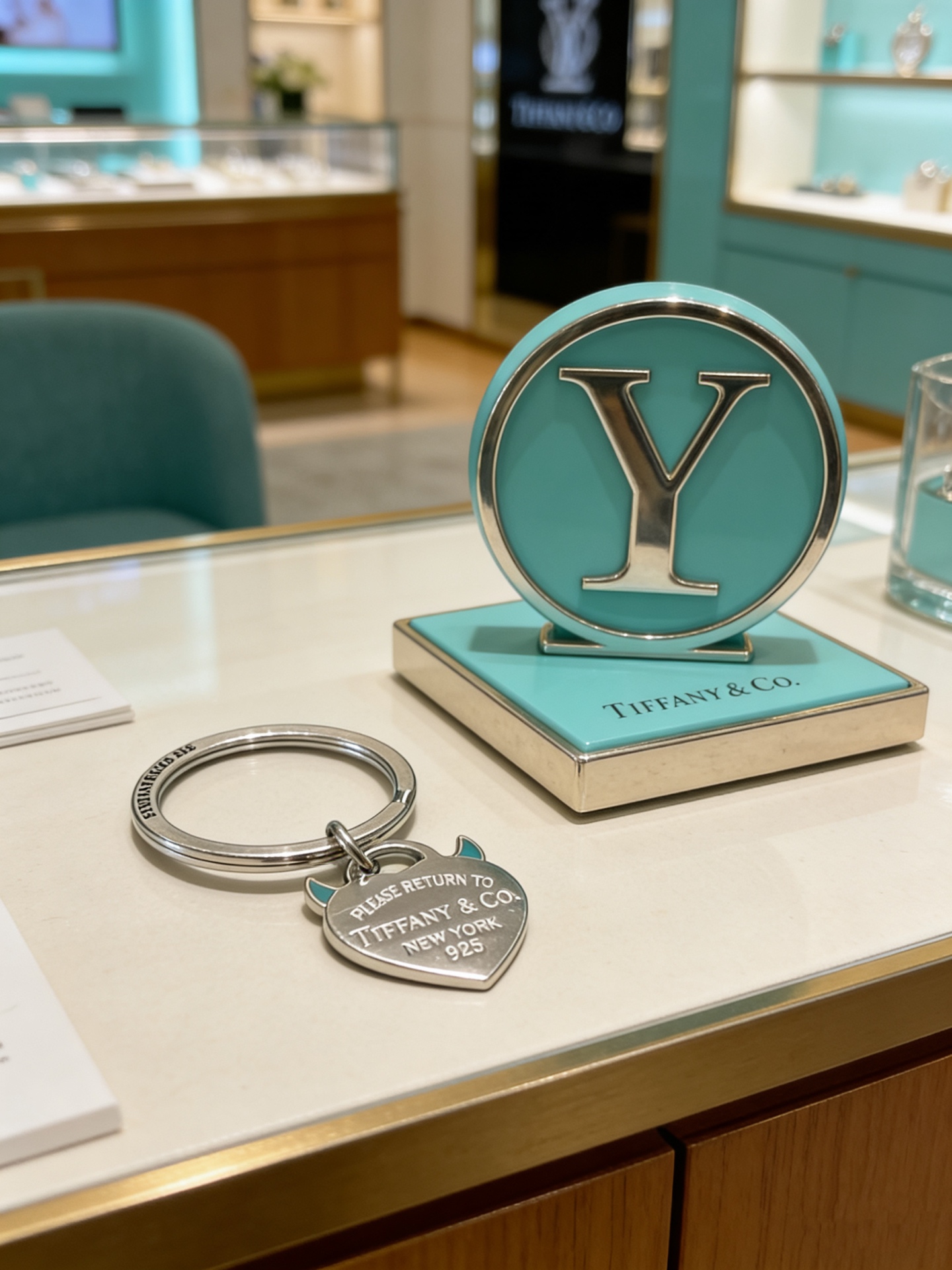 Tiffany & Co. 新品发布蒂芙尼钥匙扣 包包扣 最新款包包挂饰档次更高 系列 款设计理念钥匙扣系列