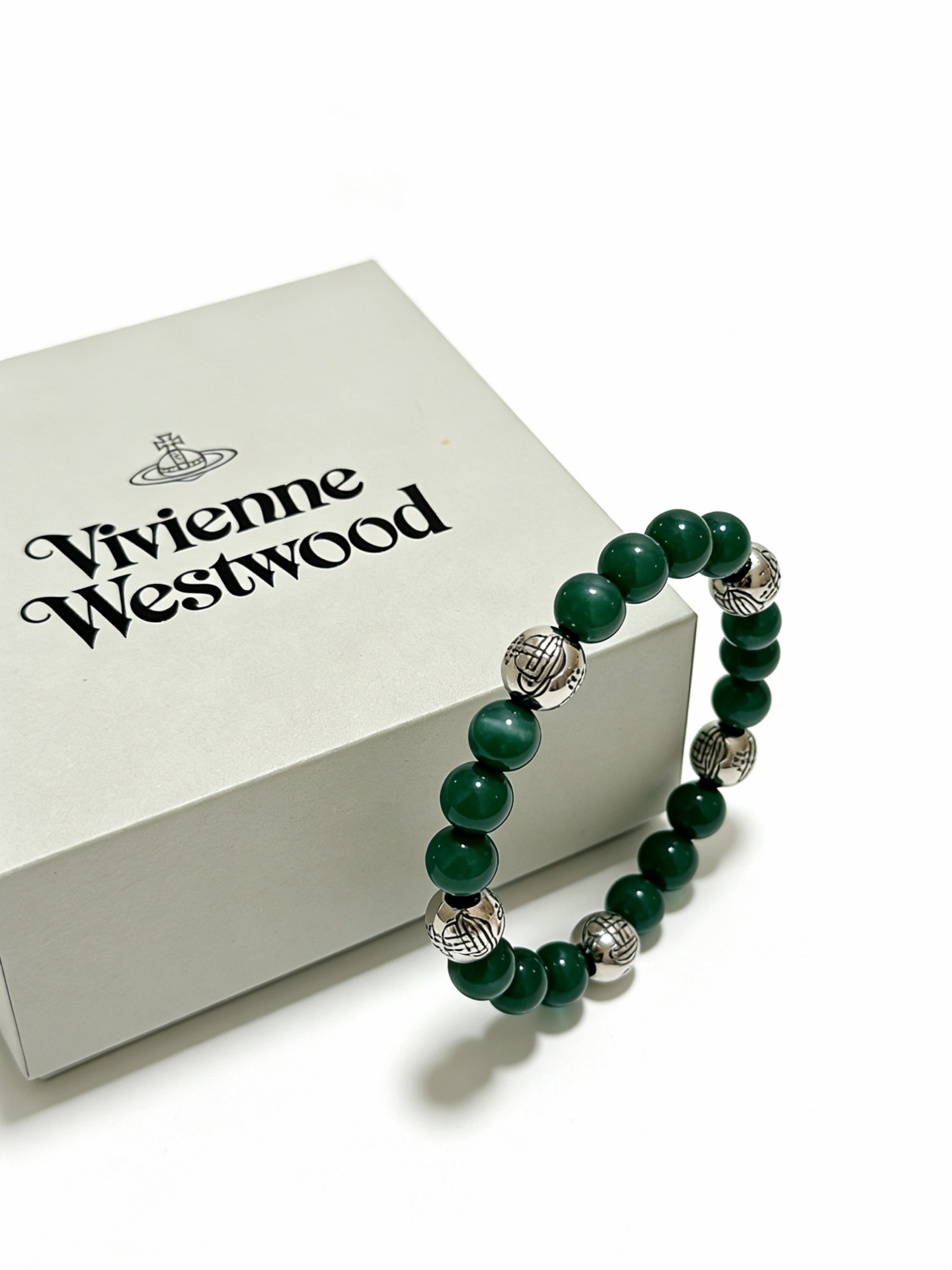 Vivienne Westwood 西太后 新品手链 多元素玛瑙泰银风格手链