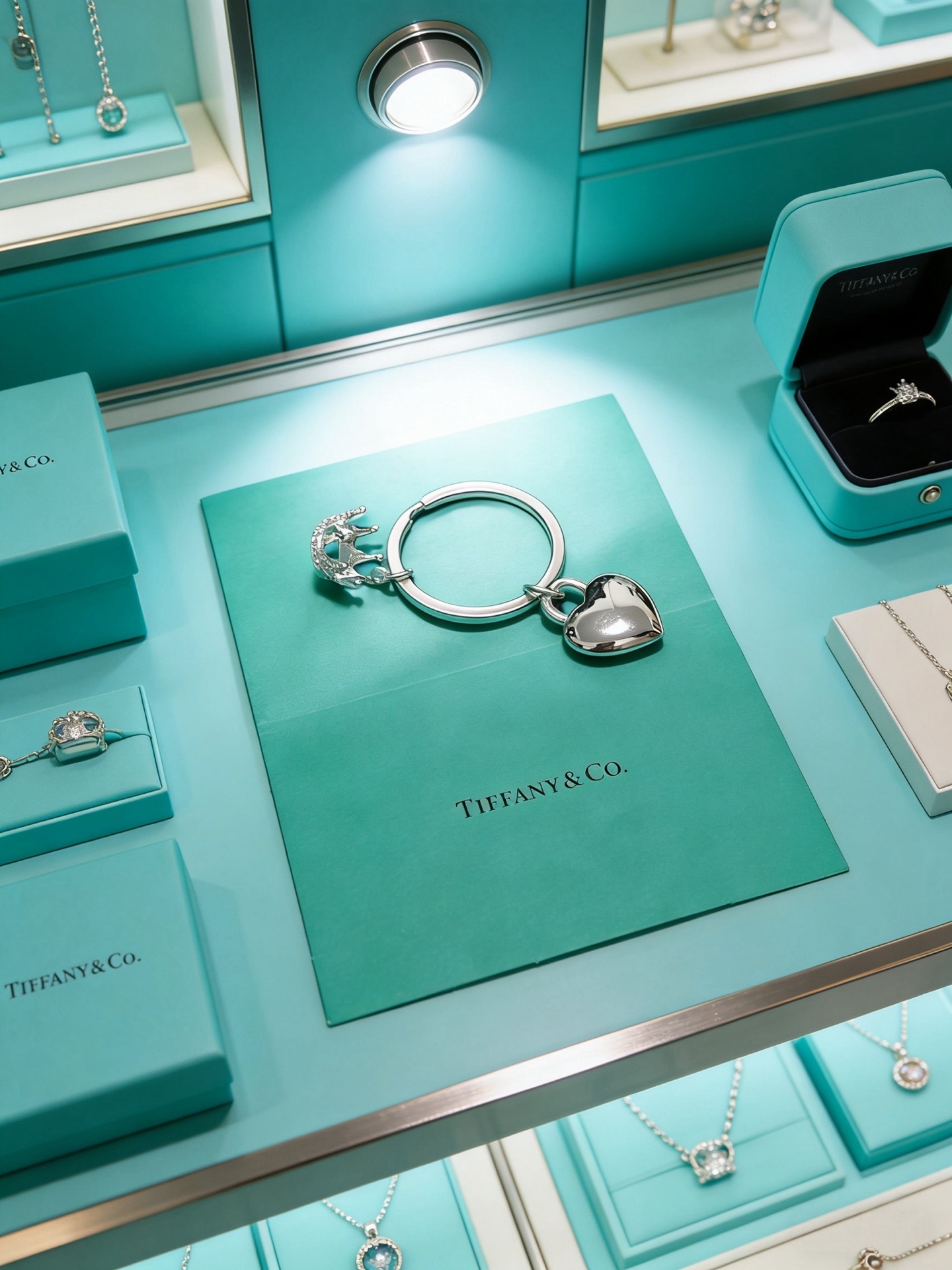 Tiffany & Co. 新品发布蒂芙尼钥匙扣 包包扣 最新款包包挂饰档次更高 系列 款设计理念钥匙扣系列