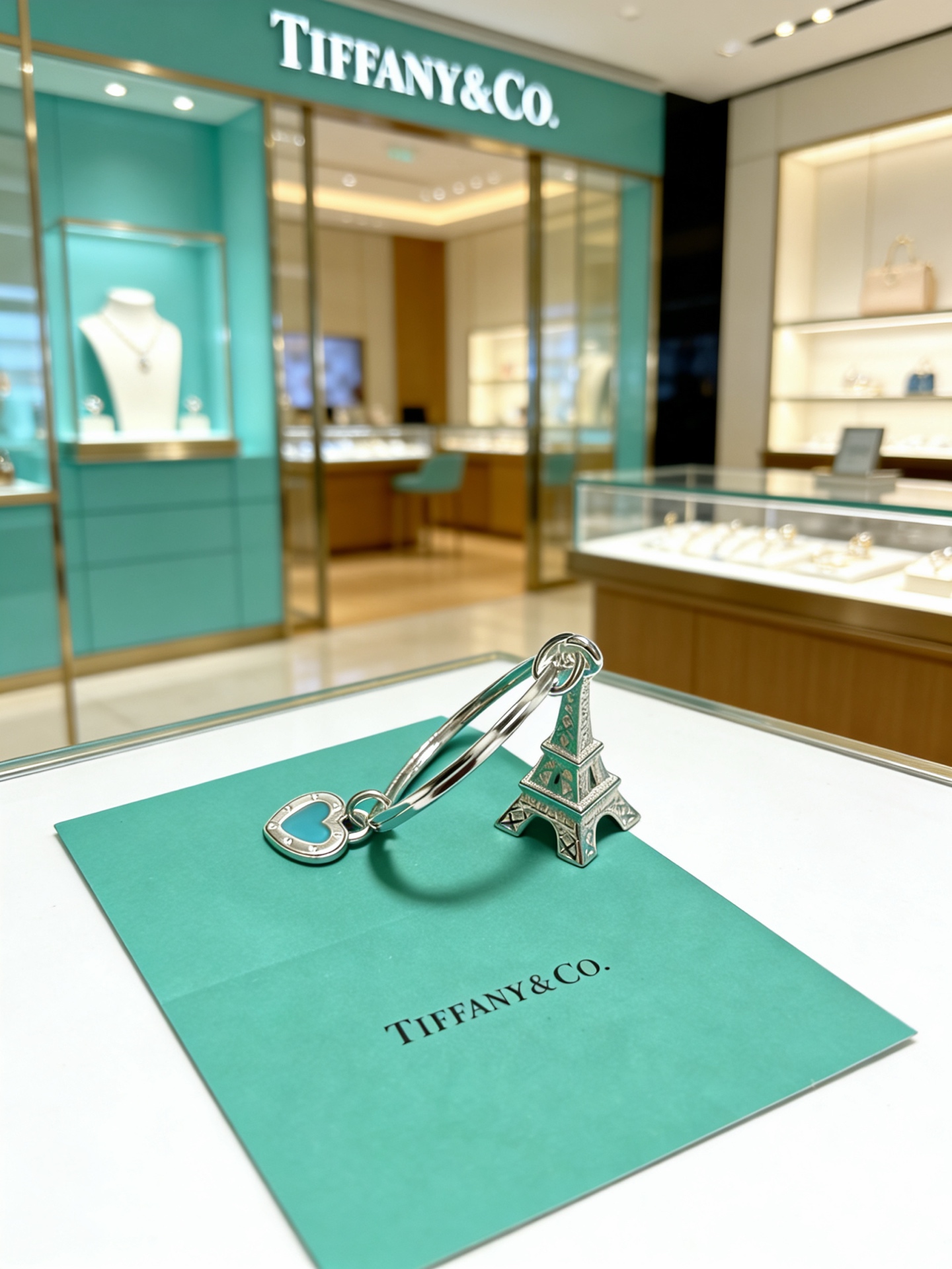 Tiffany & Co. 新品发布蒂芙尼钥匙扣 包包扣 最新款包包挂饰档次更高 系列 款设计理念钥匙扣系列