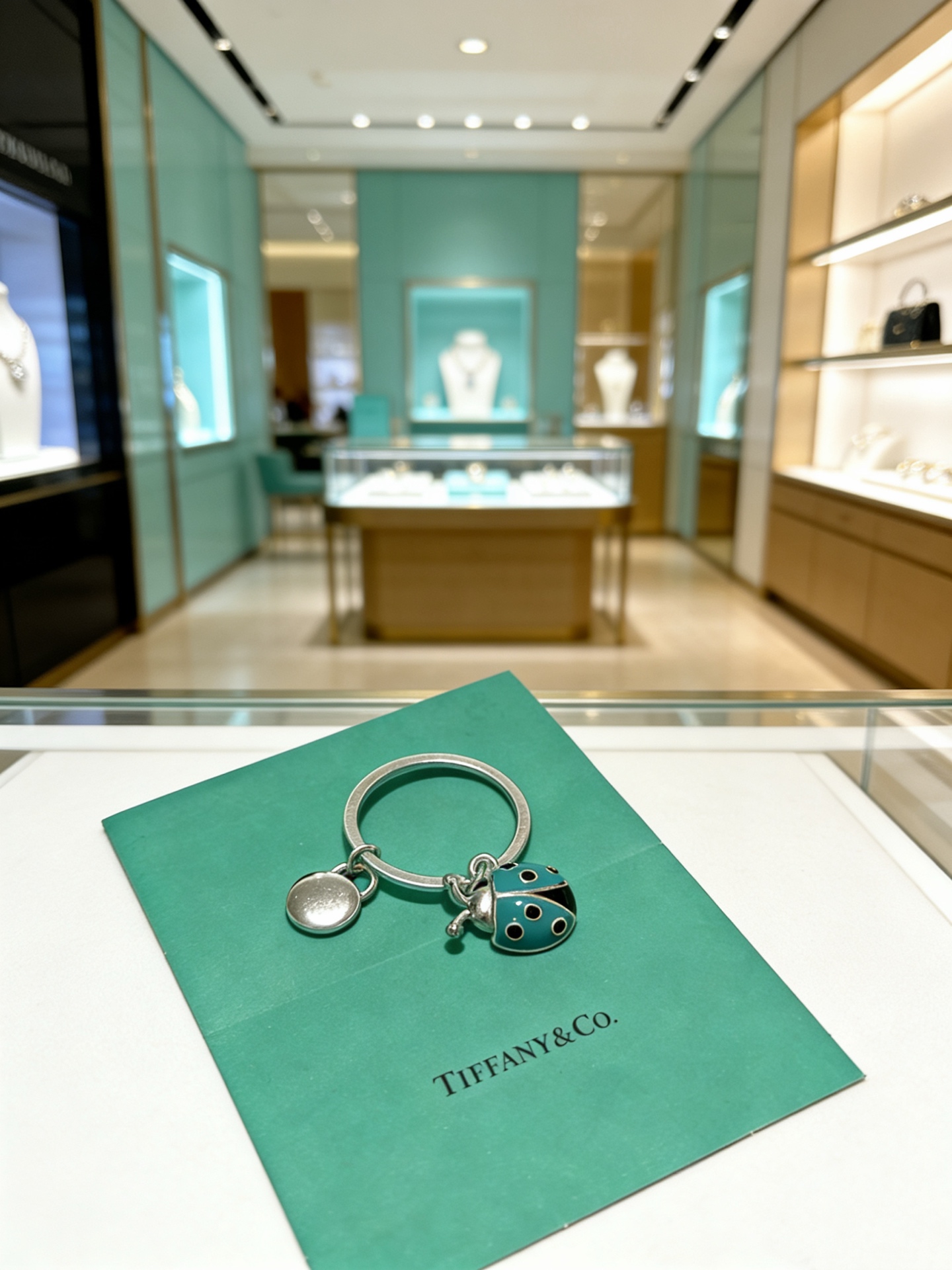 Tiffany & Co. 新品发布蒂芙尼钥匙扣 包包扣 最新款包包挂饰档次更高 系列 款设计理念钥匙扣系列