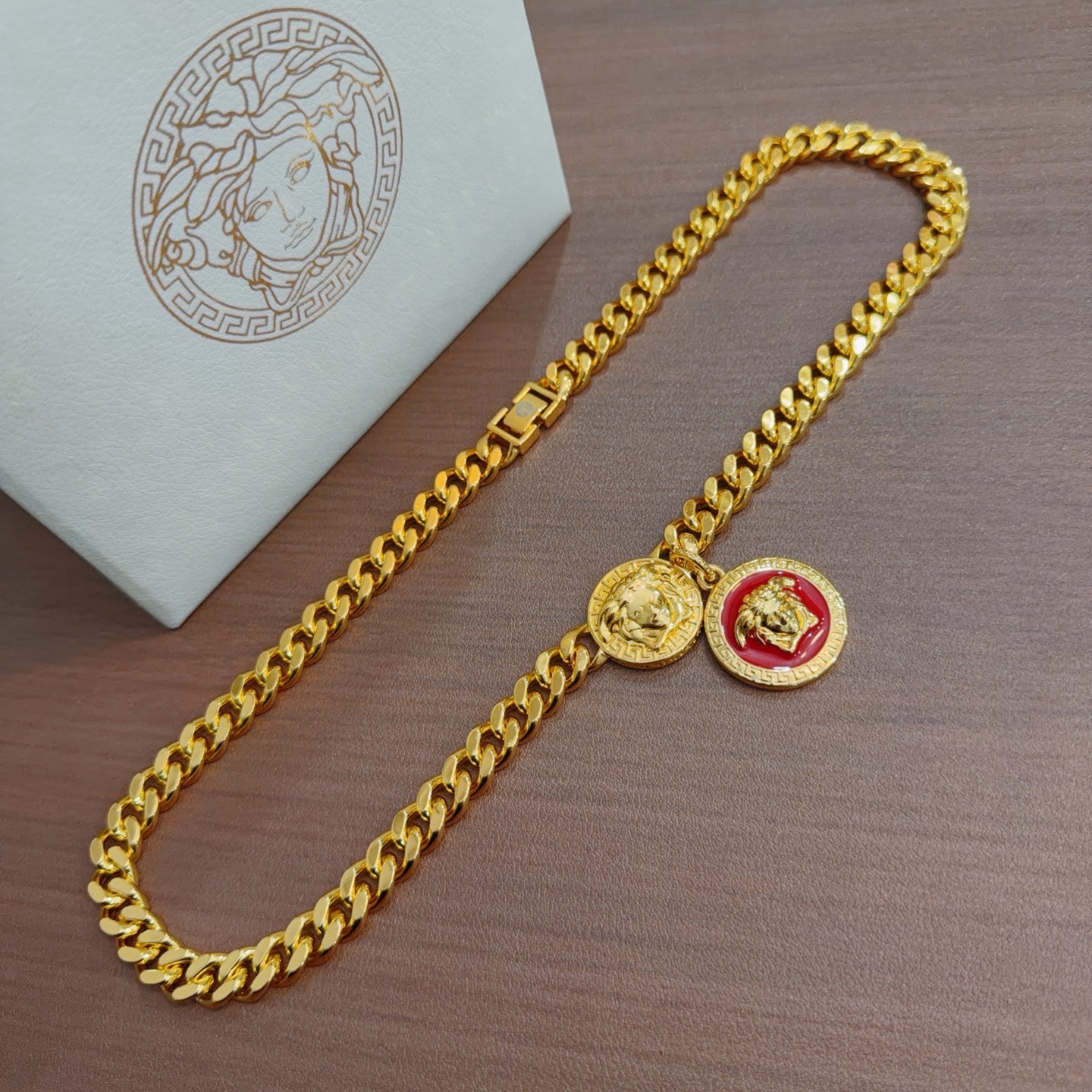Versace 高品质范思哲项链美杜莎头像 新款开模