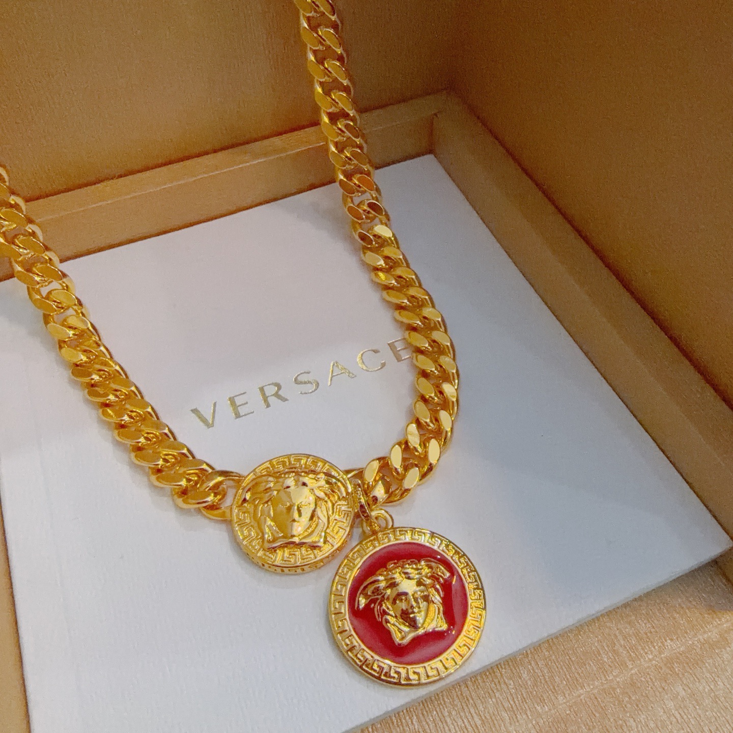 Versace 高品质范思哲项链美杜莎头像 新款开模