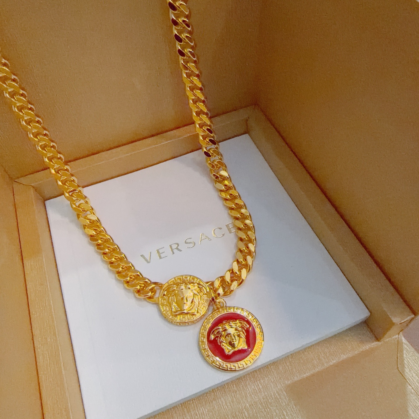 Versace 高品质范思哲项链美杜莎头像 新款开模