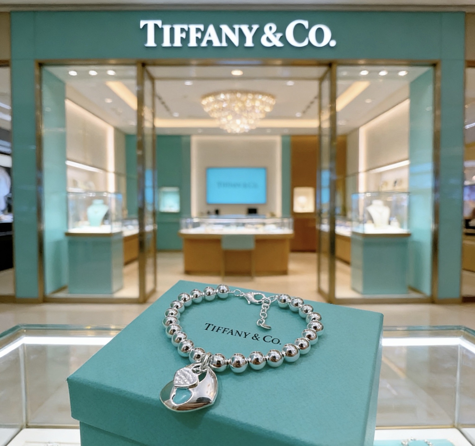 Tiffany & Co. 蒂芙尼 TIFFNY&CO 精工银版本手链