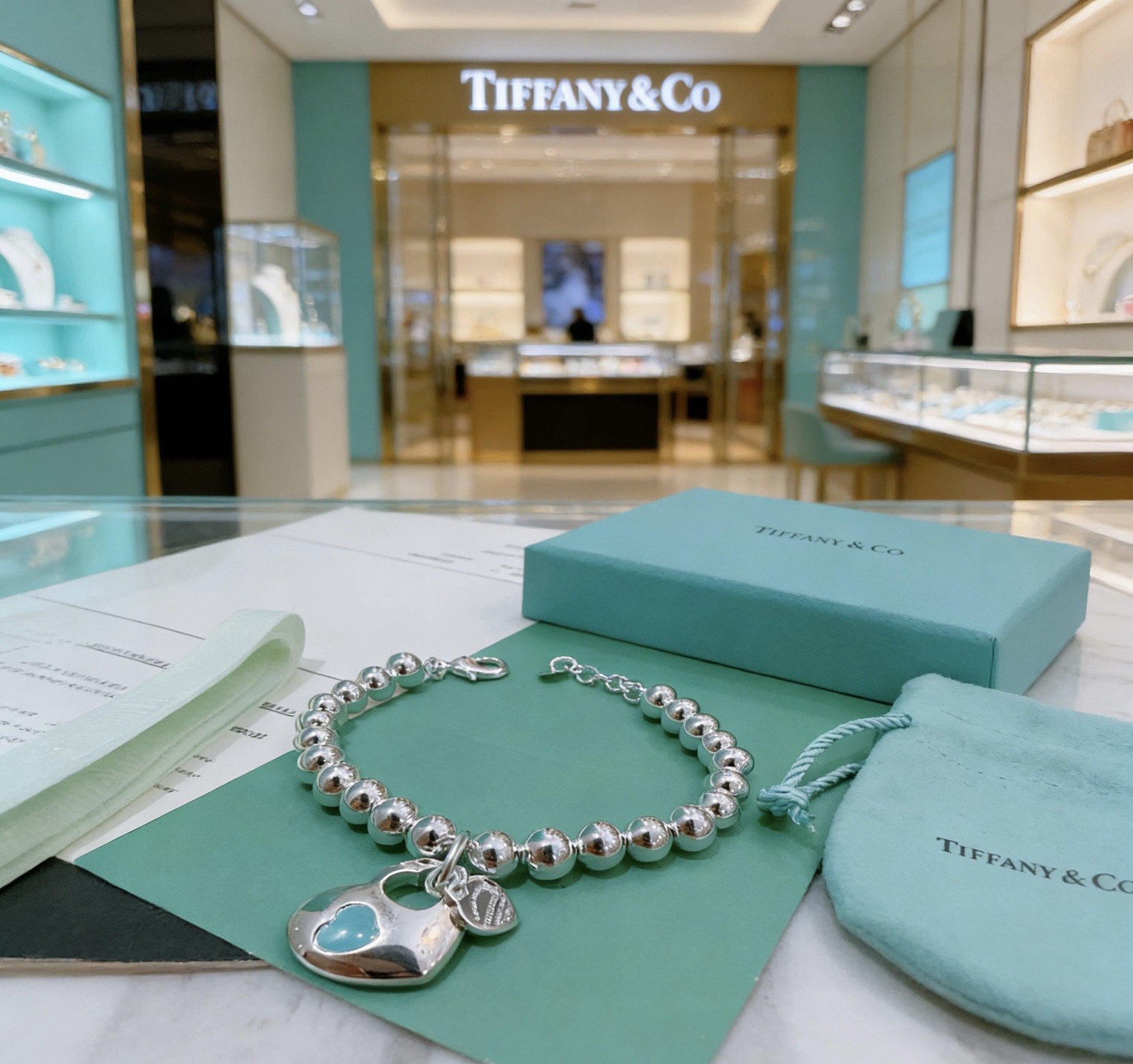 Tiffany & Co. 蒂芙尼 TIFFNY&CO 精工银版本手链