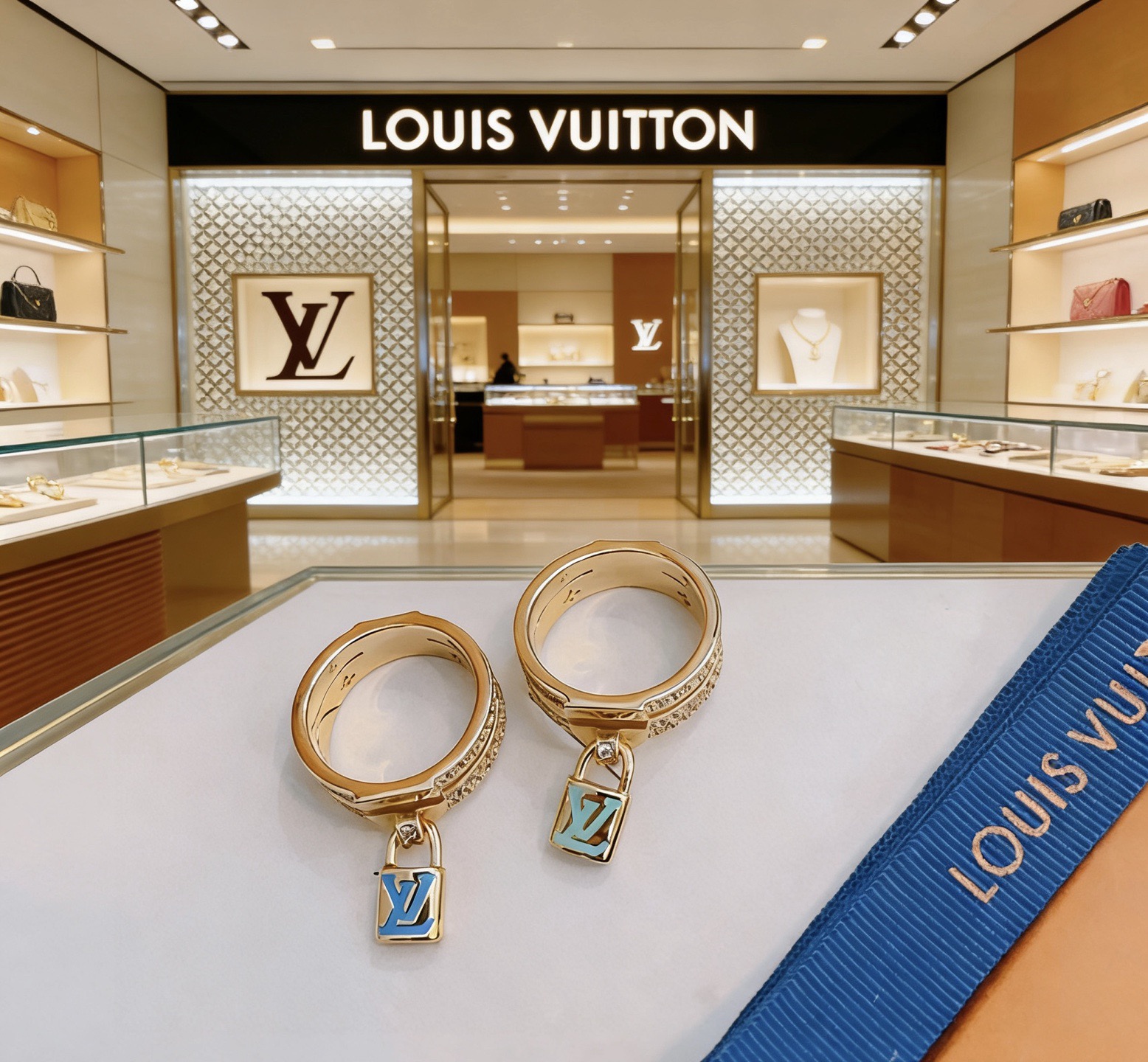 Louis Vuitton 高品质路易威登LV戒指（ ） 潮流 男女均可佩戴 同款 摇滚朋克泰银风格 元素 潮流百搭 项链最新款档次更高明星 款系列 银戒指