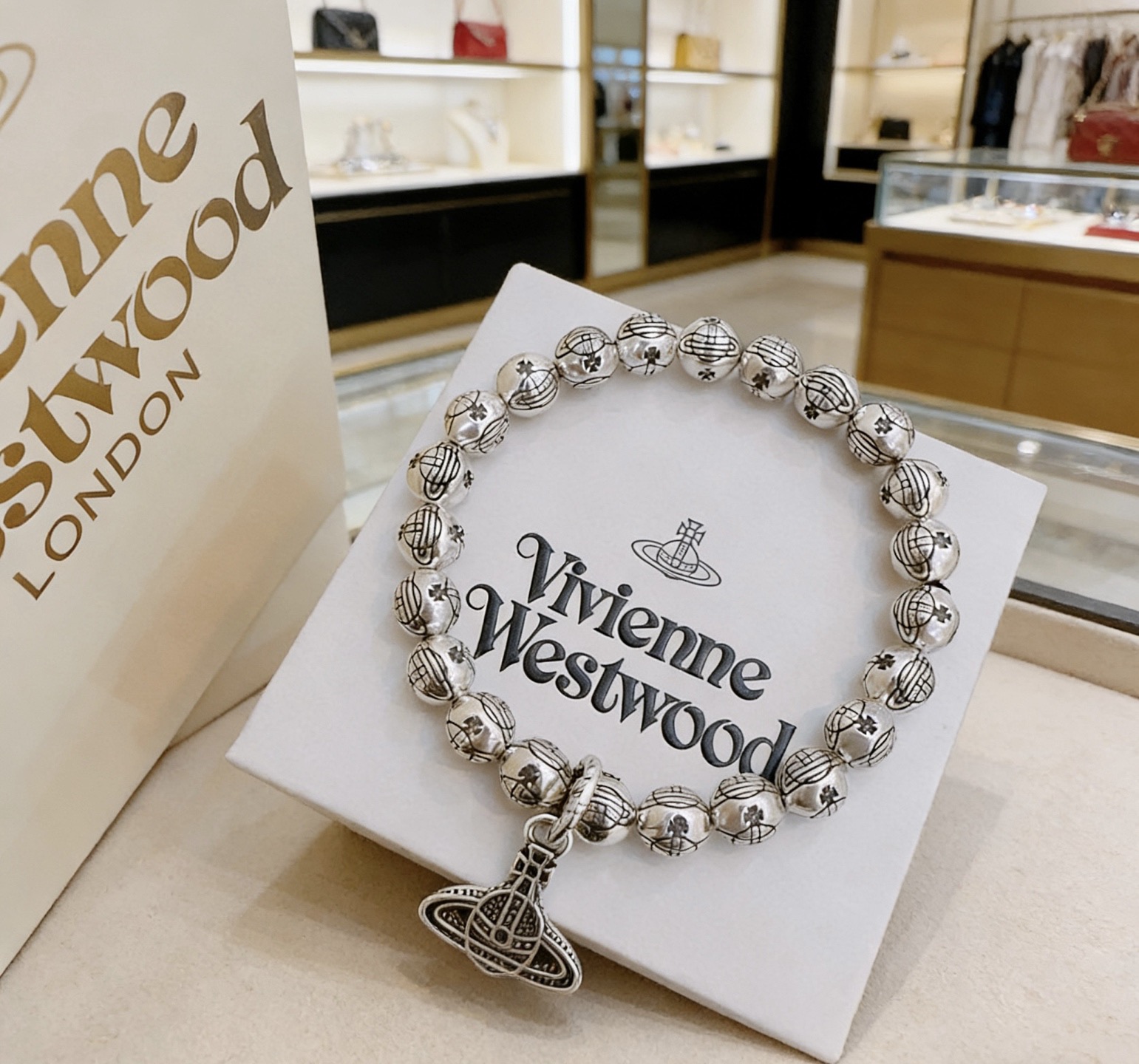 Vivienne Westwood 西太后 精工版本 多元素泰银风格手链