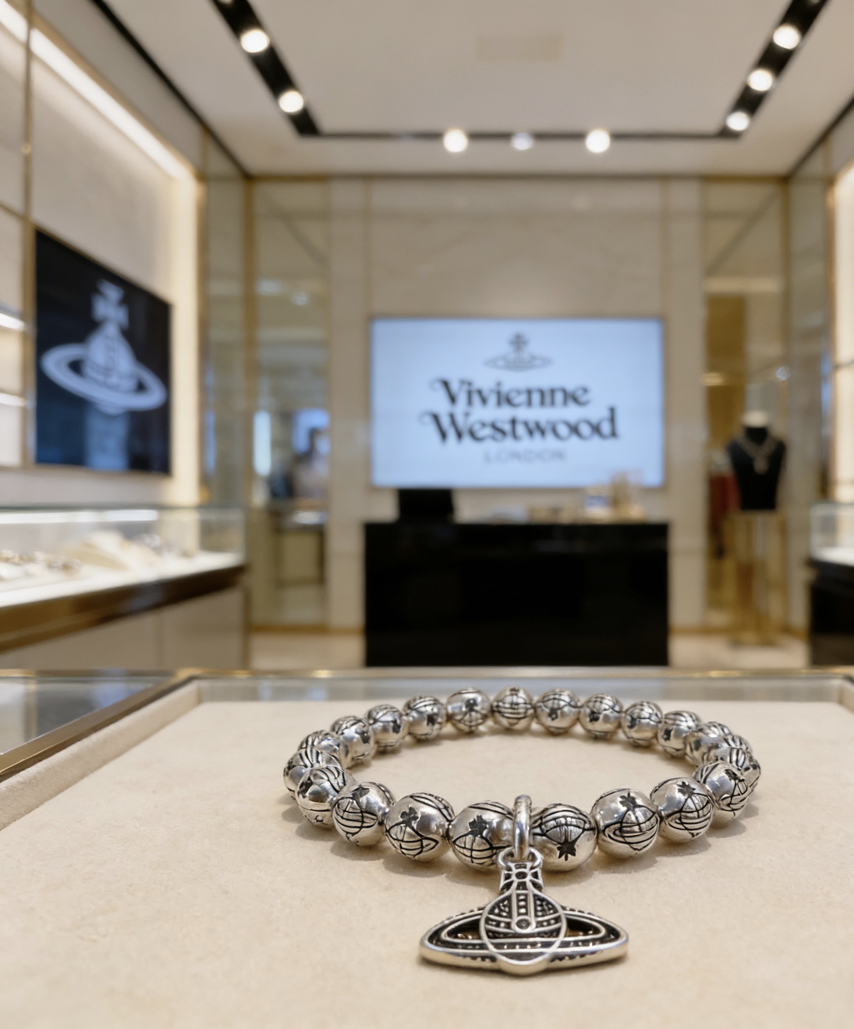 Vivienne Westwood 西太后 精工版本 多元素泰银风格手链