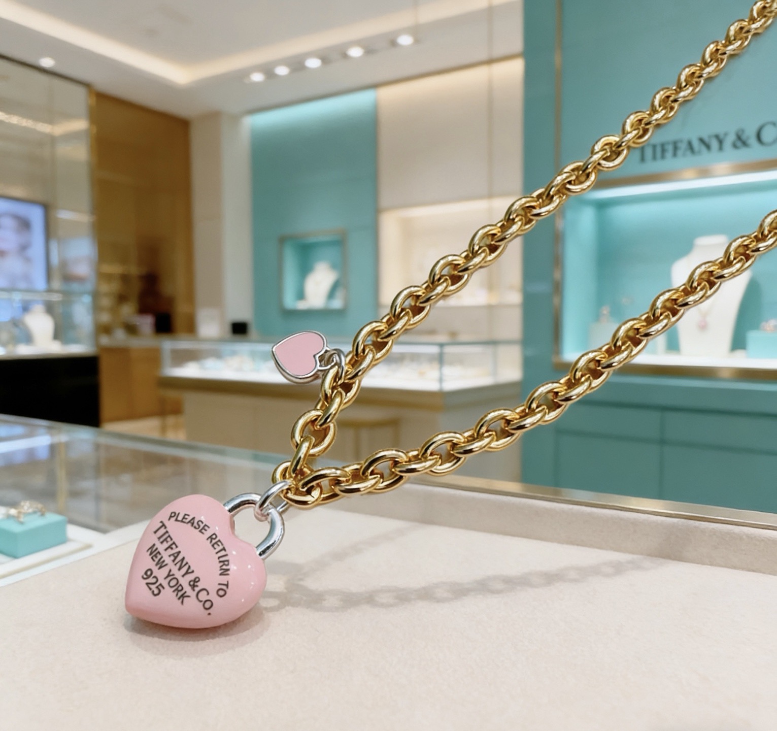 Tiffany & Co. 蒂芙尼项链TIFFNY&CO 精工银版本