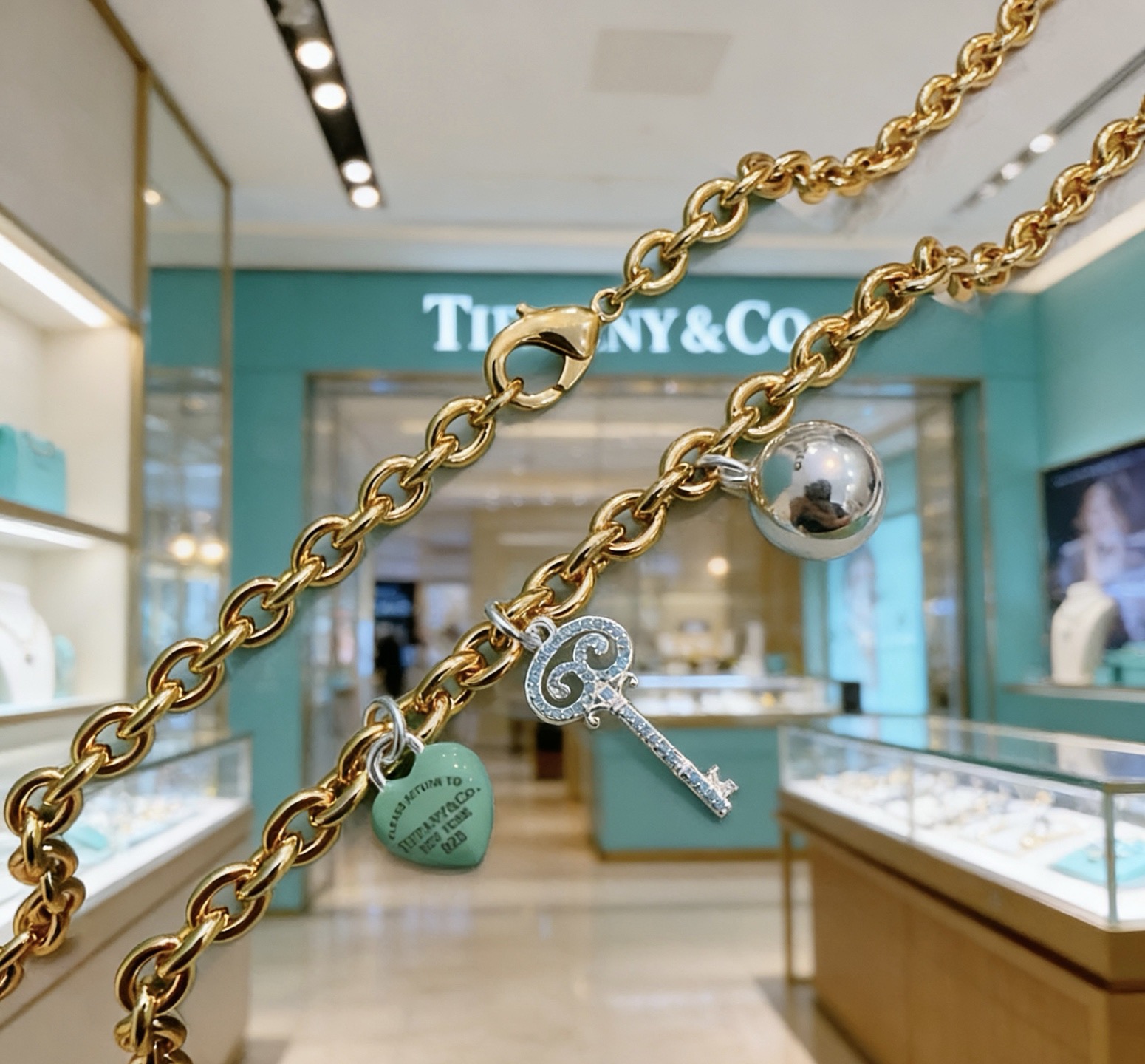 Tiffany & Co. 蒂芙尼项链TIFFNY&CO 精工银版本