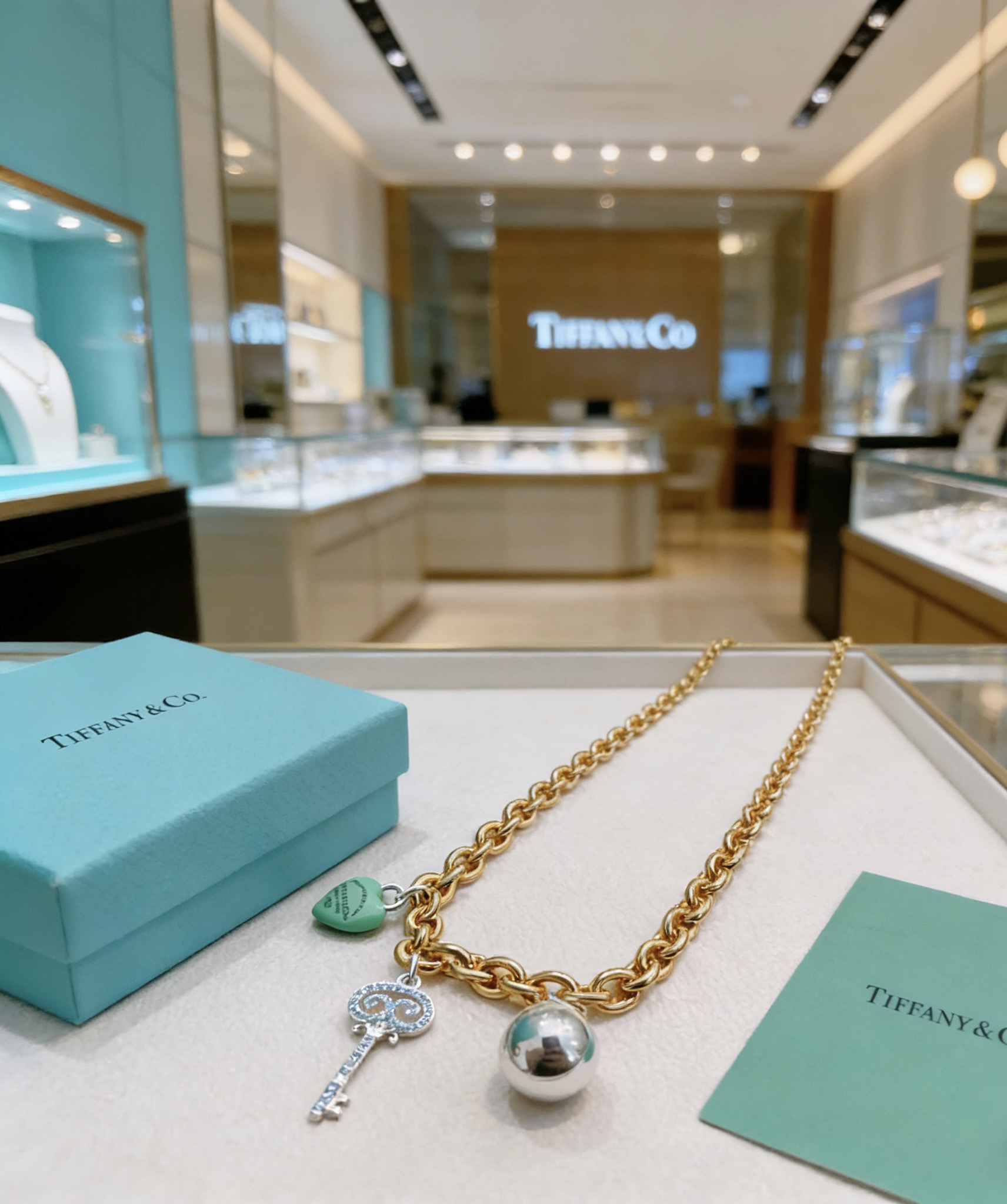 Tiffany & Co. 蒂芙尼项链TIFFNY&CO 精工银版本