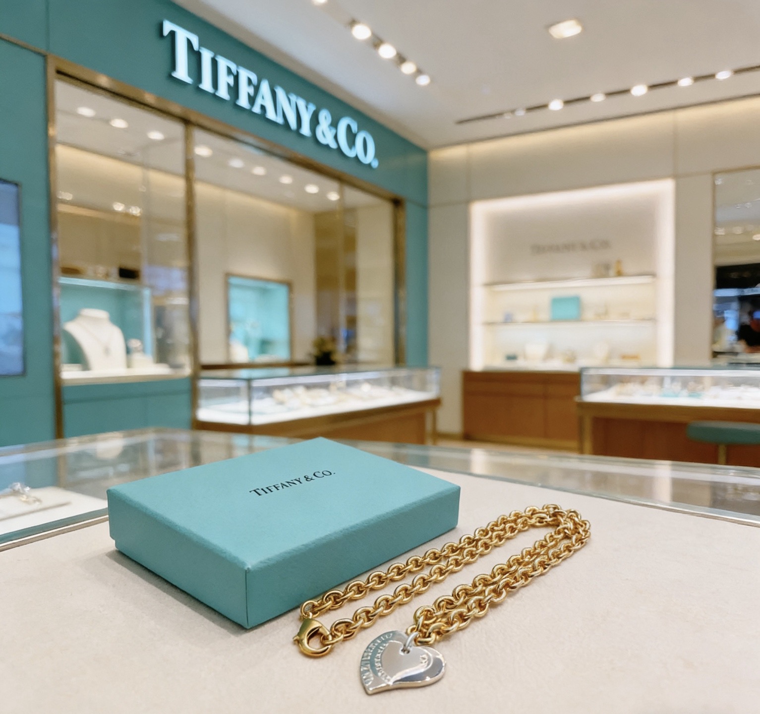 Tiffany & Co. 蒂芙尼项链TIFFNY&CO 精工银版本