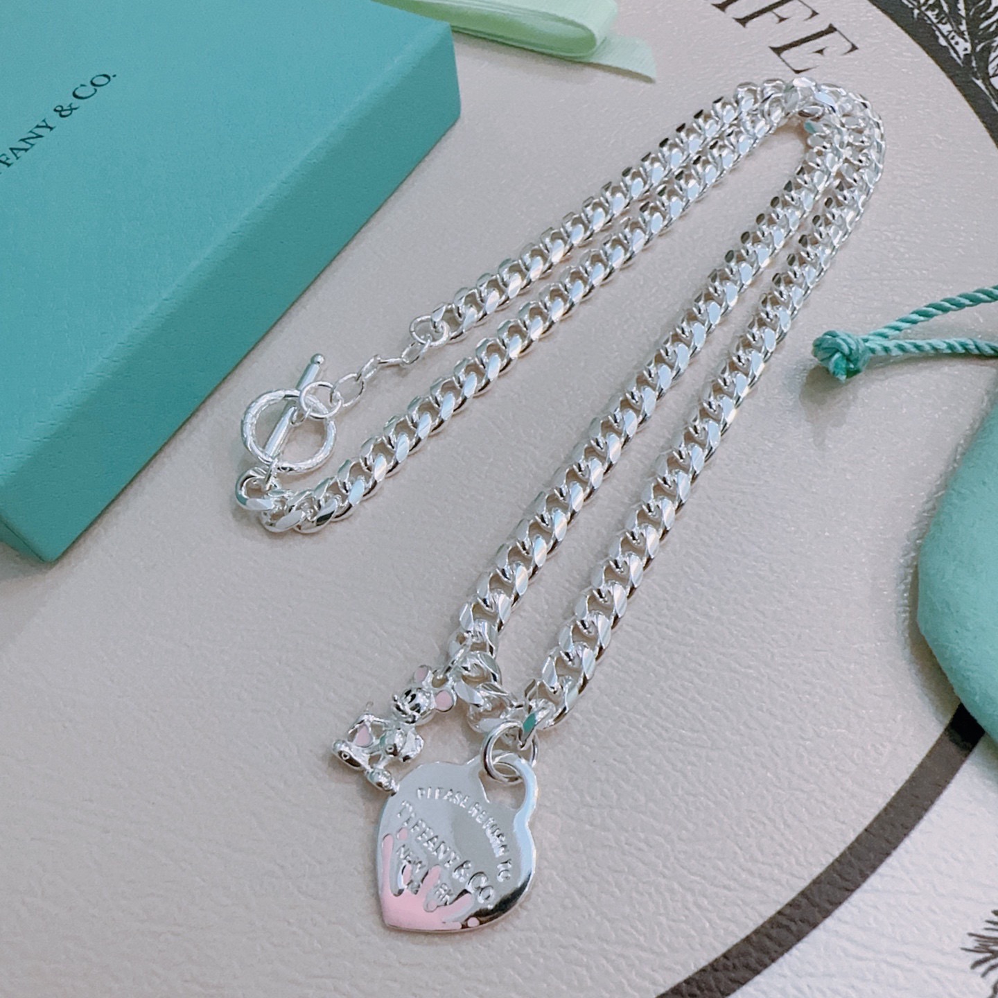 Tiffany & Co. 蒂芙尼项链TIFFNY&CO 精工银版本