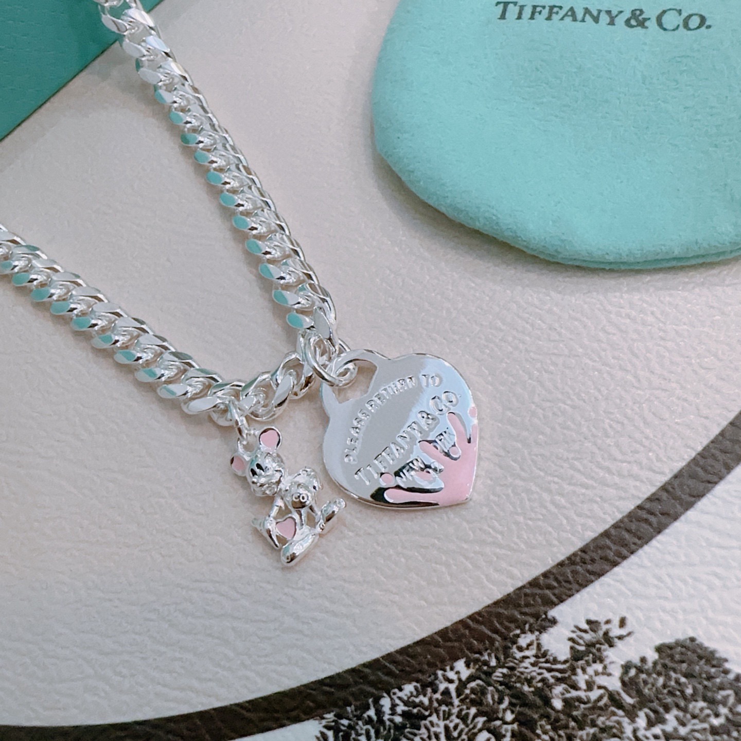 Tiffany & Co. 蒂芙尼项链TIFFNY&CO 精工银版本