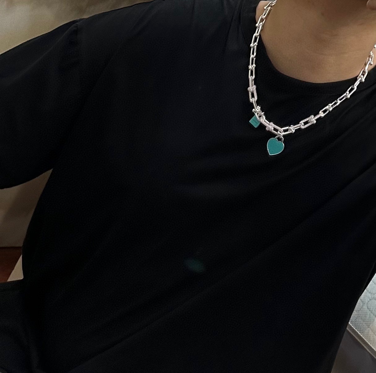 Tiffany & Co. 新款粉钻蒂芙尼项链TIFFNY&CO