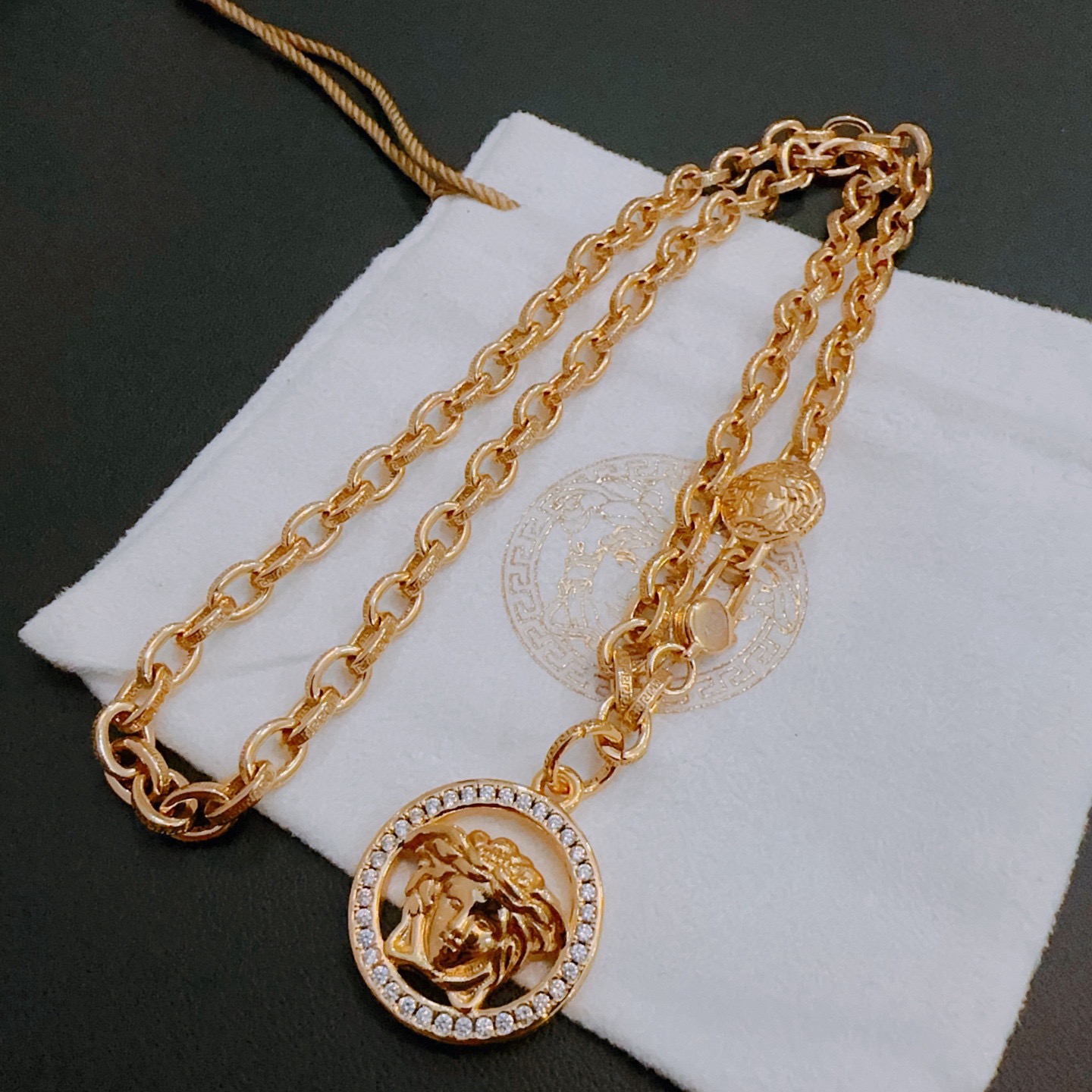 Versace 高品质范思哲项链美杜莎头像 新款开模