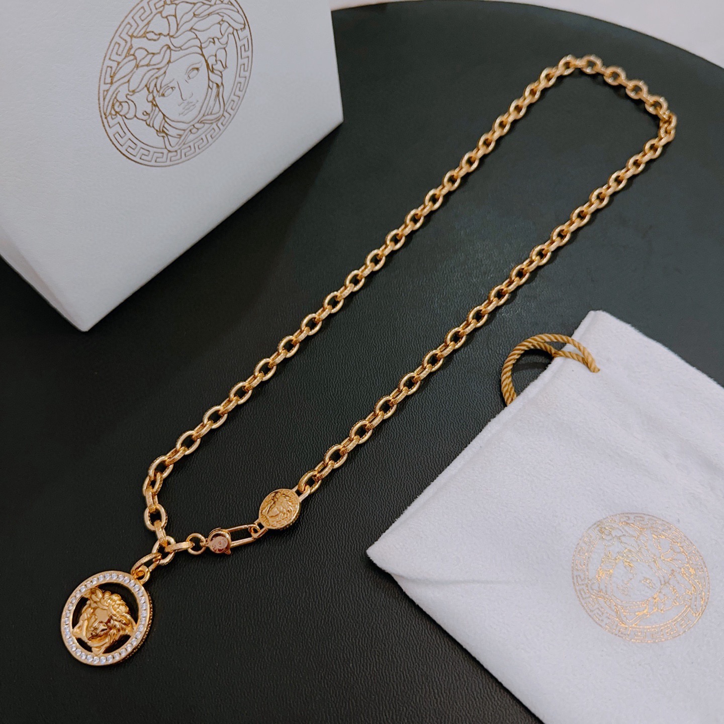 Versace 高品质范思哲项链美杜莎头像 新款开模