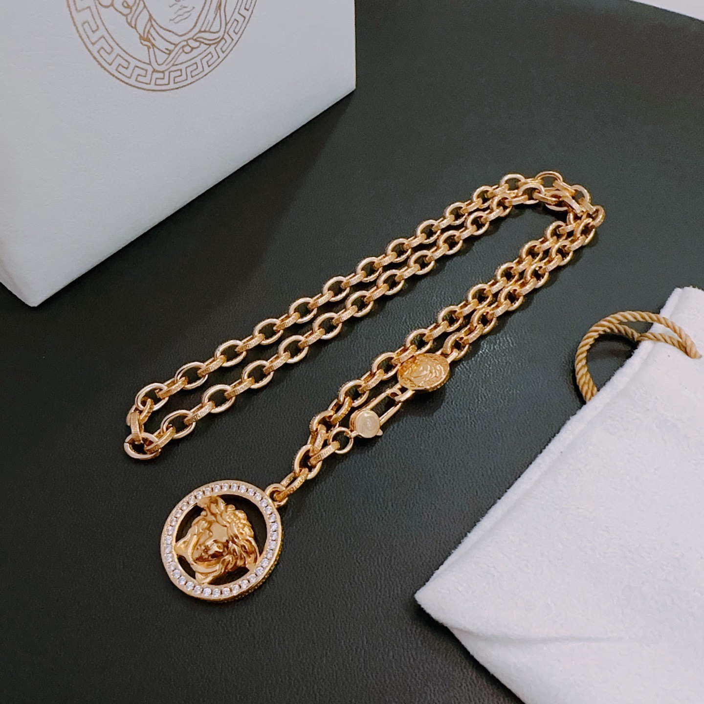 Versace 高品质范思哲项链美杜莎头像 新款开模