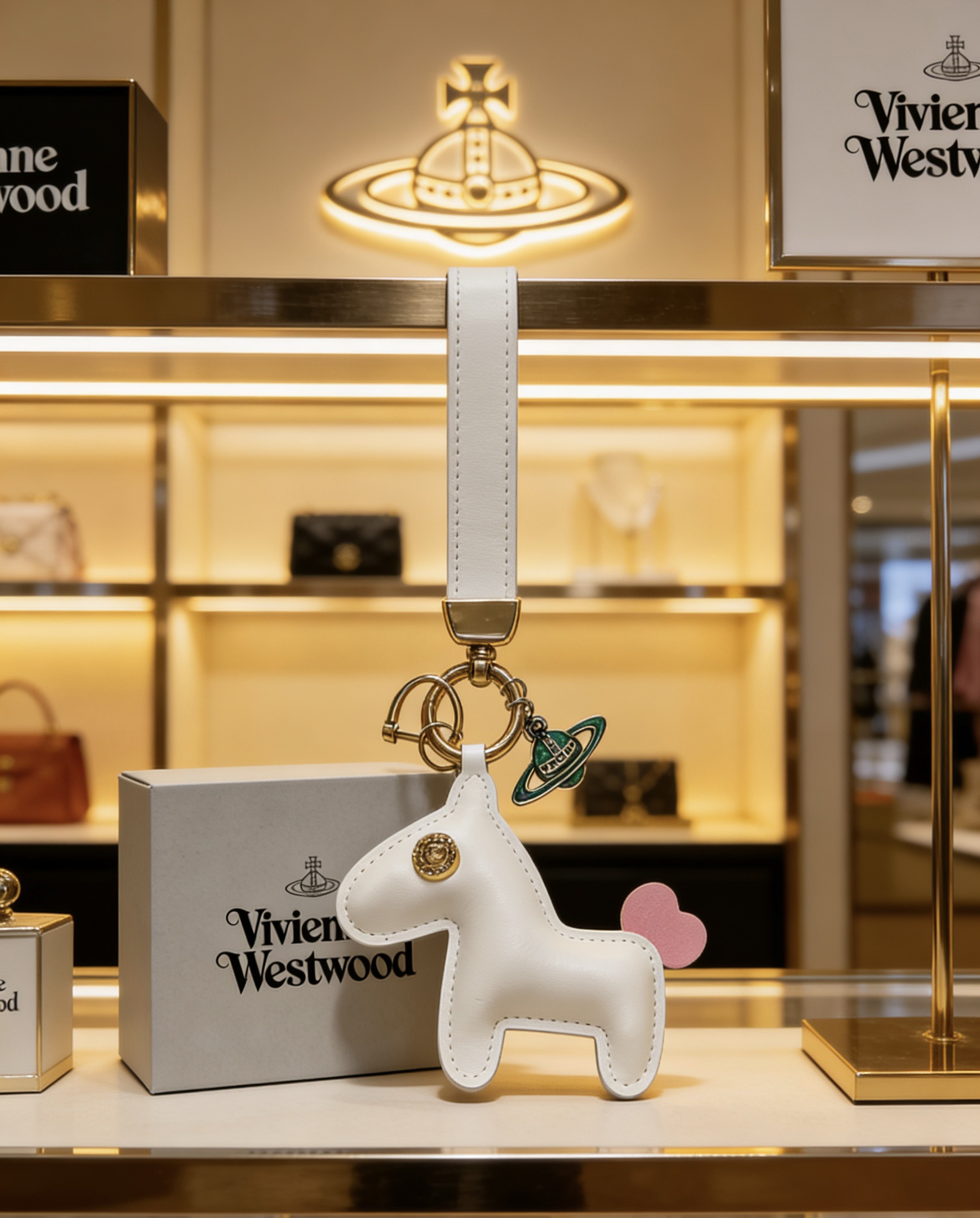Vivienne Westwood 新品发布 西太后 包包扣 最新款包包挂饰档次更高 Anger Forest系列 款联名设计理念钥匙扣系列