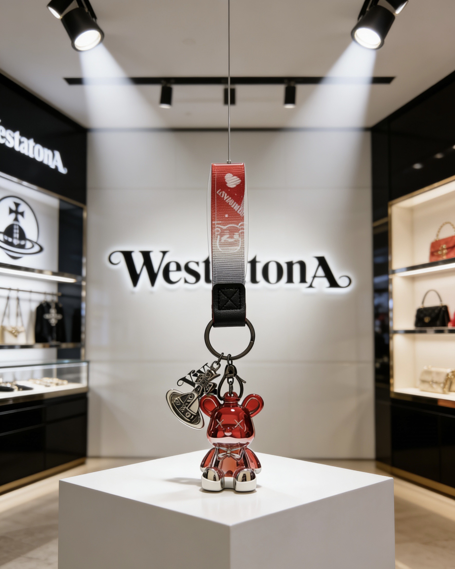 Vivienne Westwood 新品发布 西太后 包包扣 最新款包包挂饰档次更高 Anger Forest系列 款联名设计理念钥匙扣系列