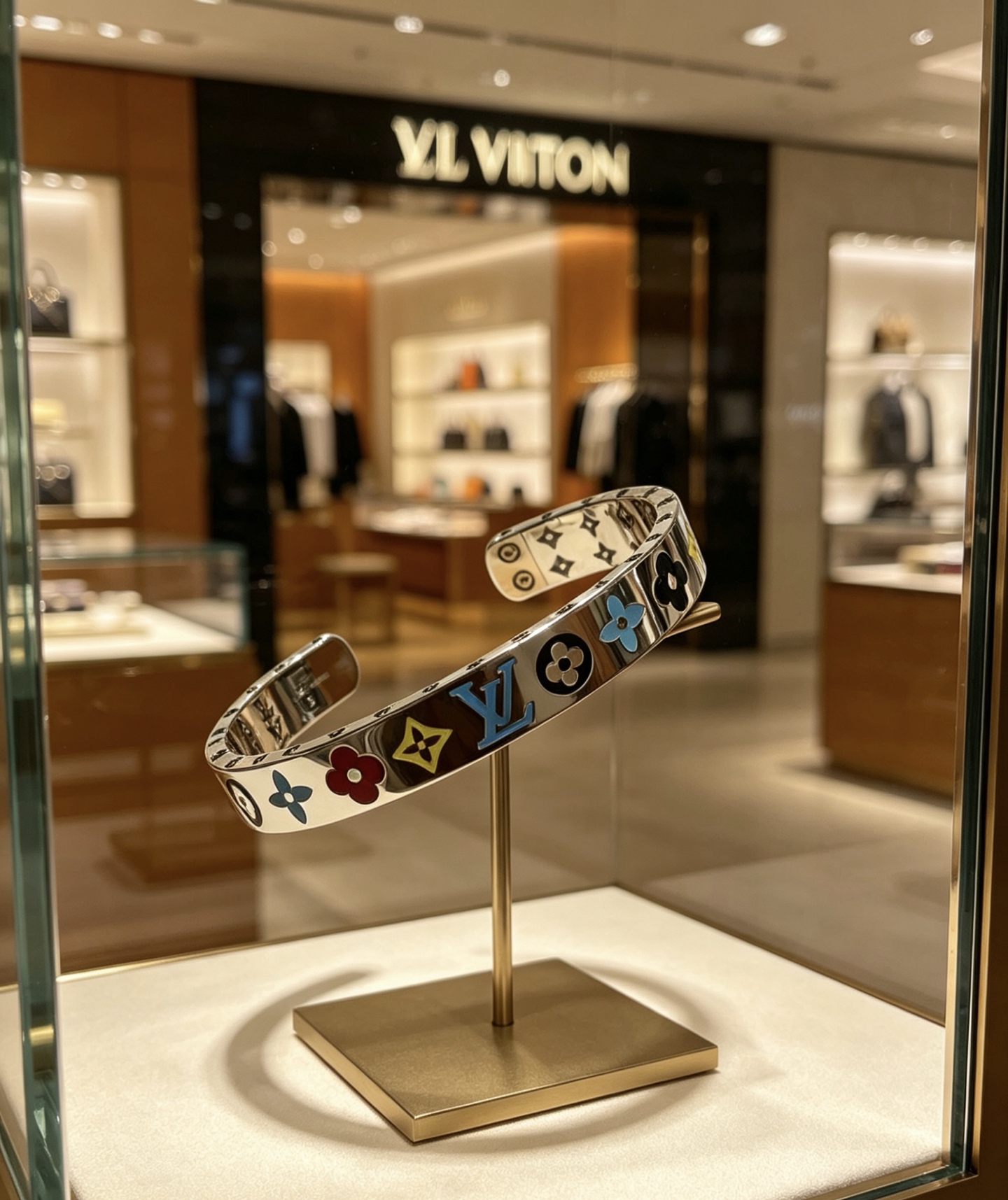 Louis Vuitton 高品质路易威登LV手链手镯 法郎工艺 潮流 男女均可佩戴 同款 摇滚朋克泰银风格 元素 潮流百搭 项链最新款链条档次更高明星 款项链系列 银手链