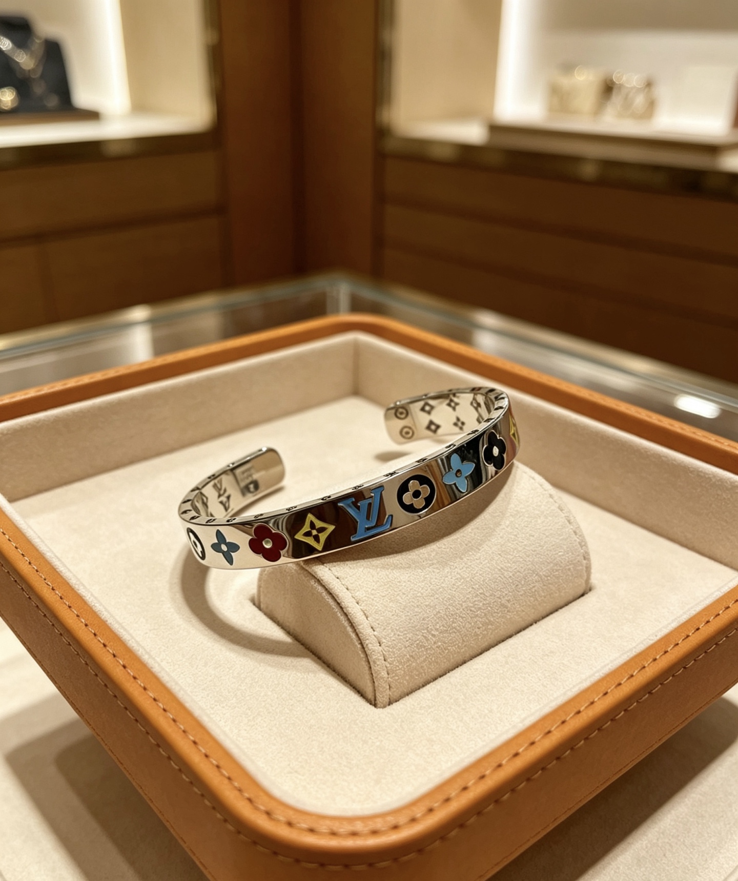 Louis Vuitton 高品质路易威登LV手链手镯 法郎工艺 潮流 男女均可佩戴 同款 摇滚朋克泰银风格 元素 潮流百搭 项链最新款链条档次更高明星 款项链系列 银手链