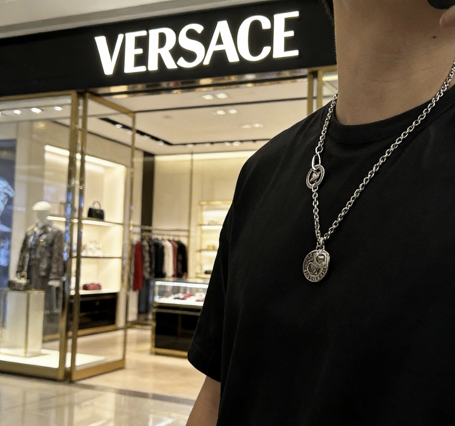 Versace 高品质范思哲项链美杜莎头像 新款开模