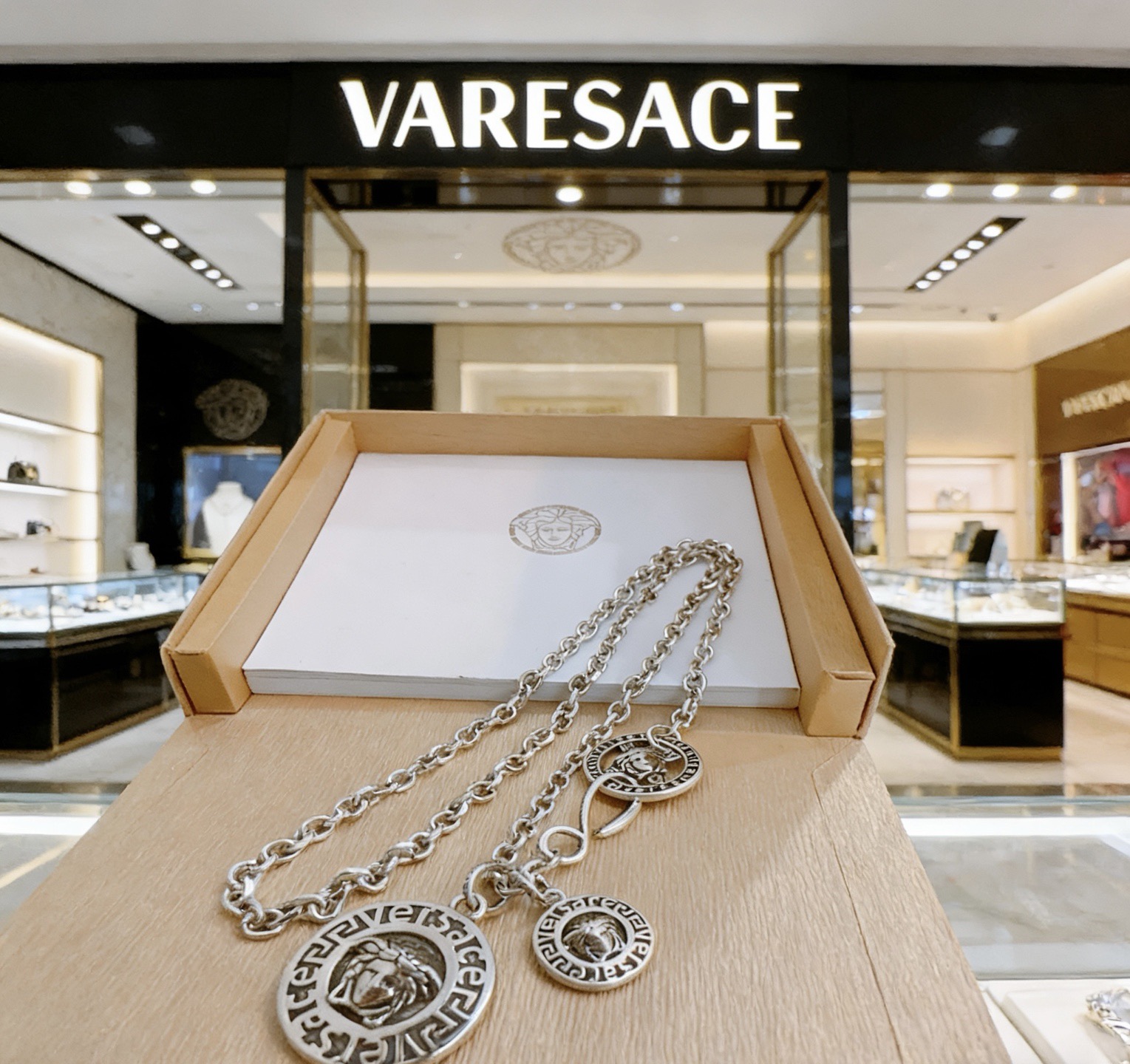 Versace 高品质范思哲项链美杜莎头像 新款开模
