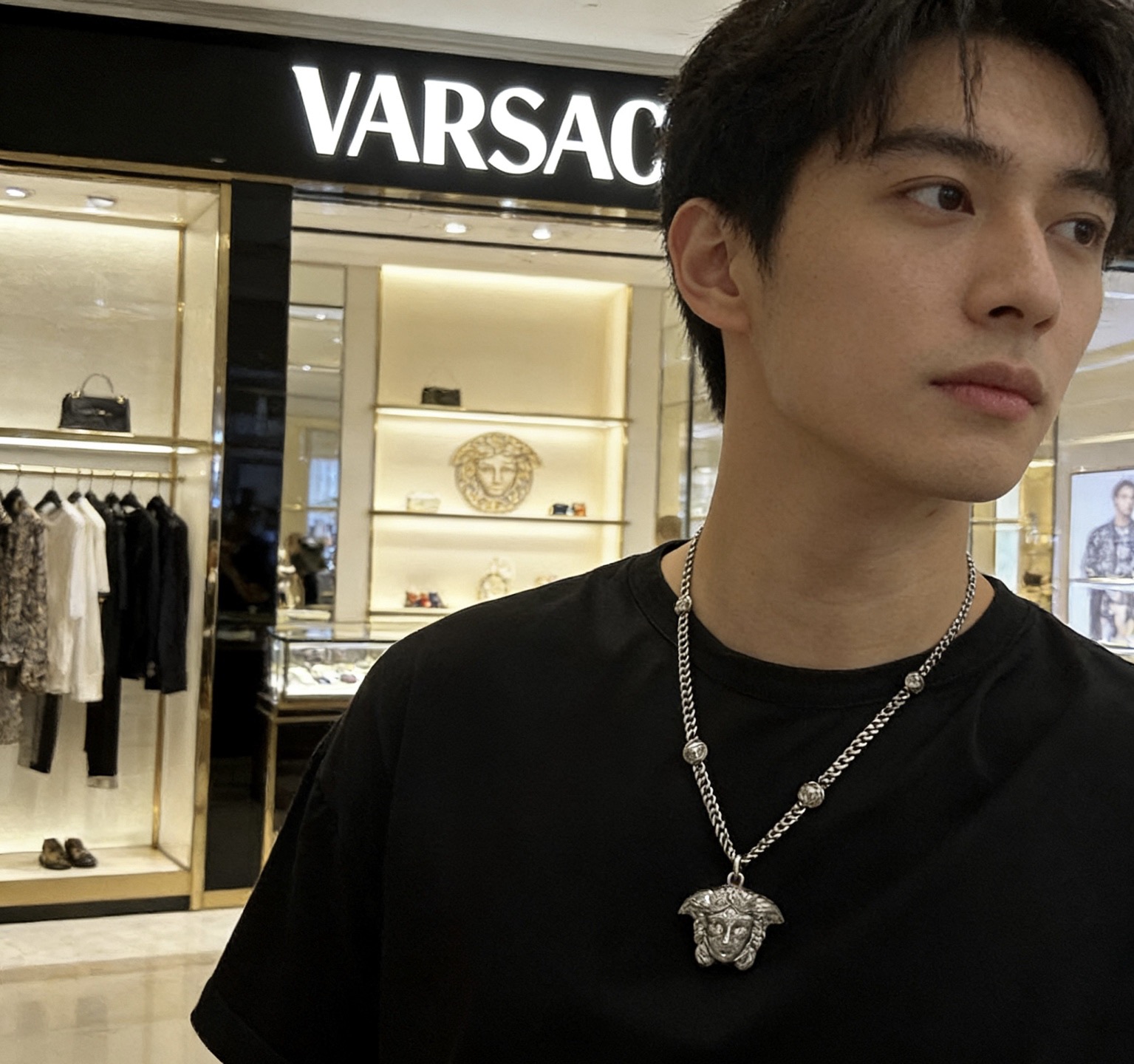 Versace 高品质范思哲项链美杜莎头像 新款开模