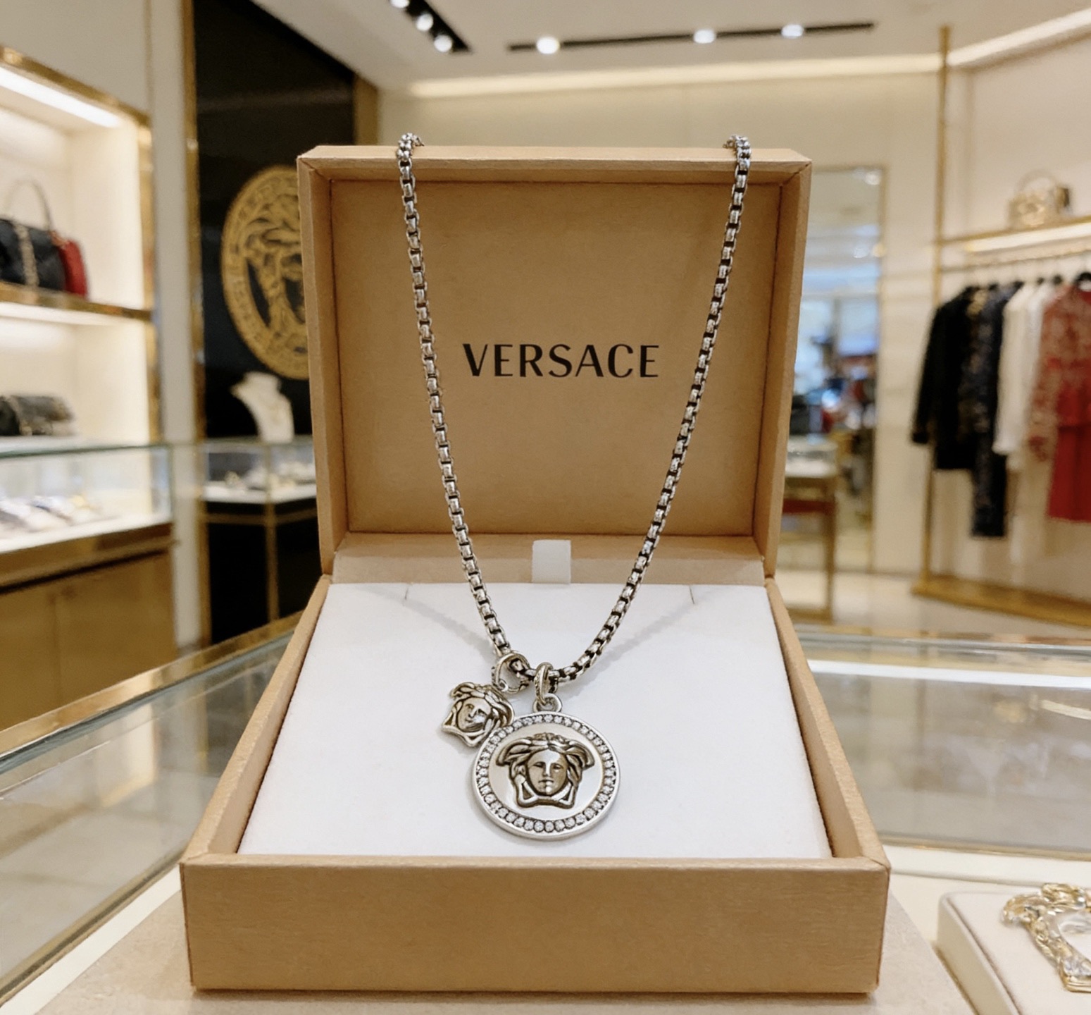 Versace 高品质范思哲项链美杜莎头像 新款开模