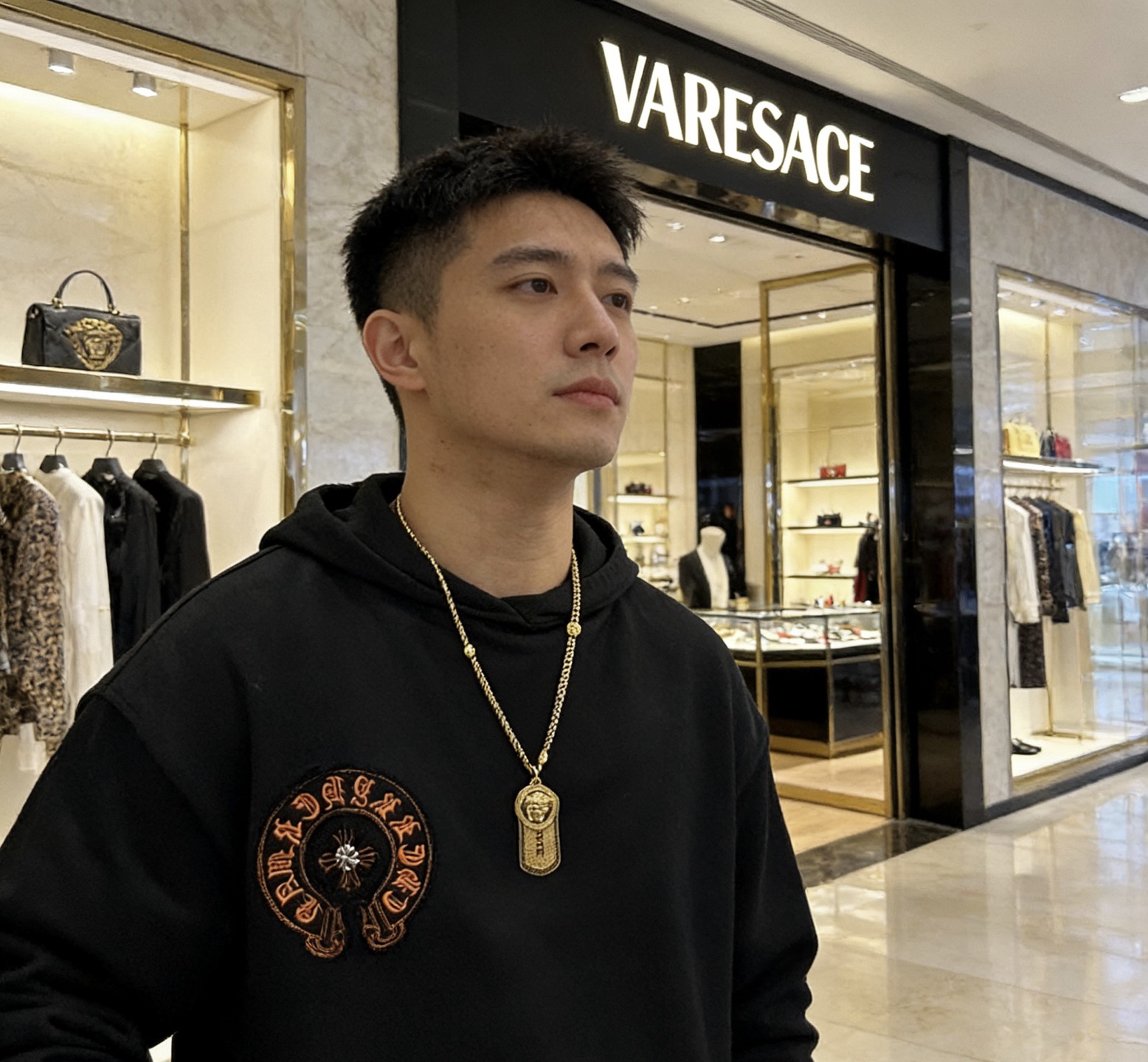 Versace 高品质范思哲项链美杜莎头像 新款开模