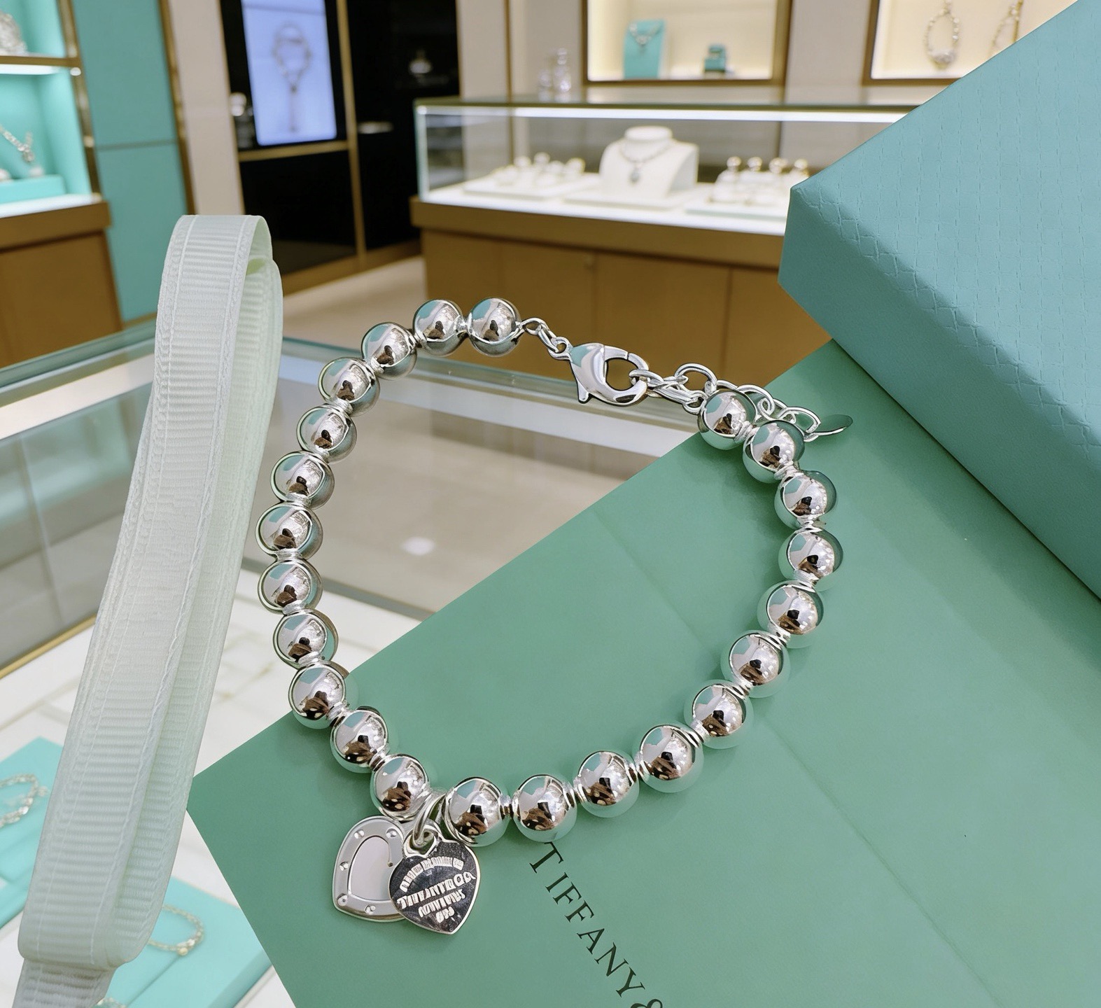 Tiffany & Co. 蒂芙尼 TIFFNY&CO 精工银版本手链