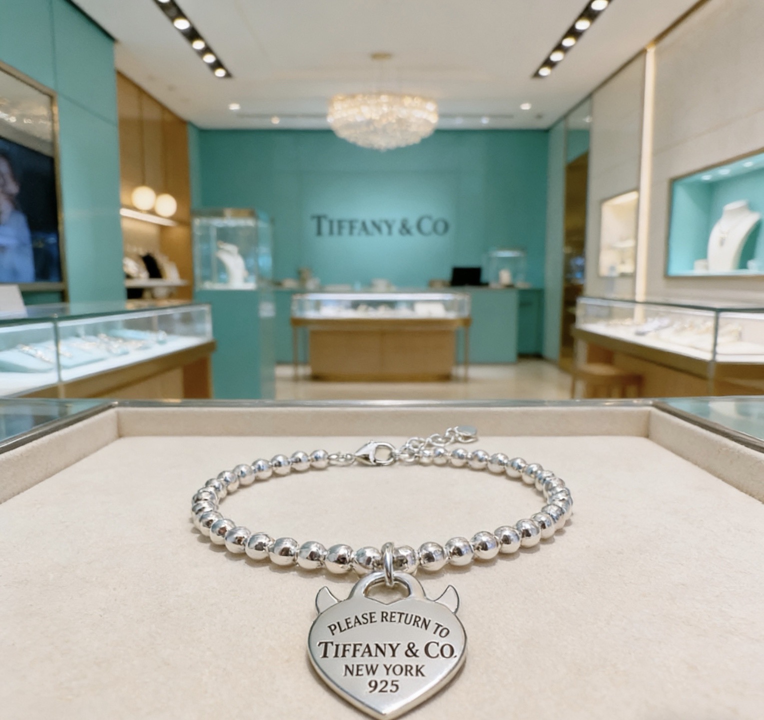 Tiffany & Co. 蒂芙尼 TIFFNY&CO 精工银版本手链