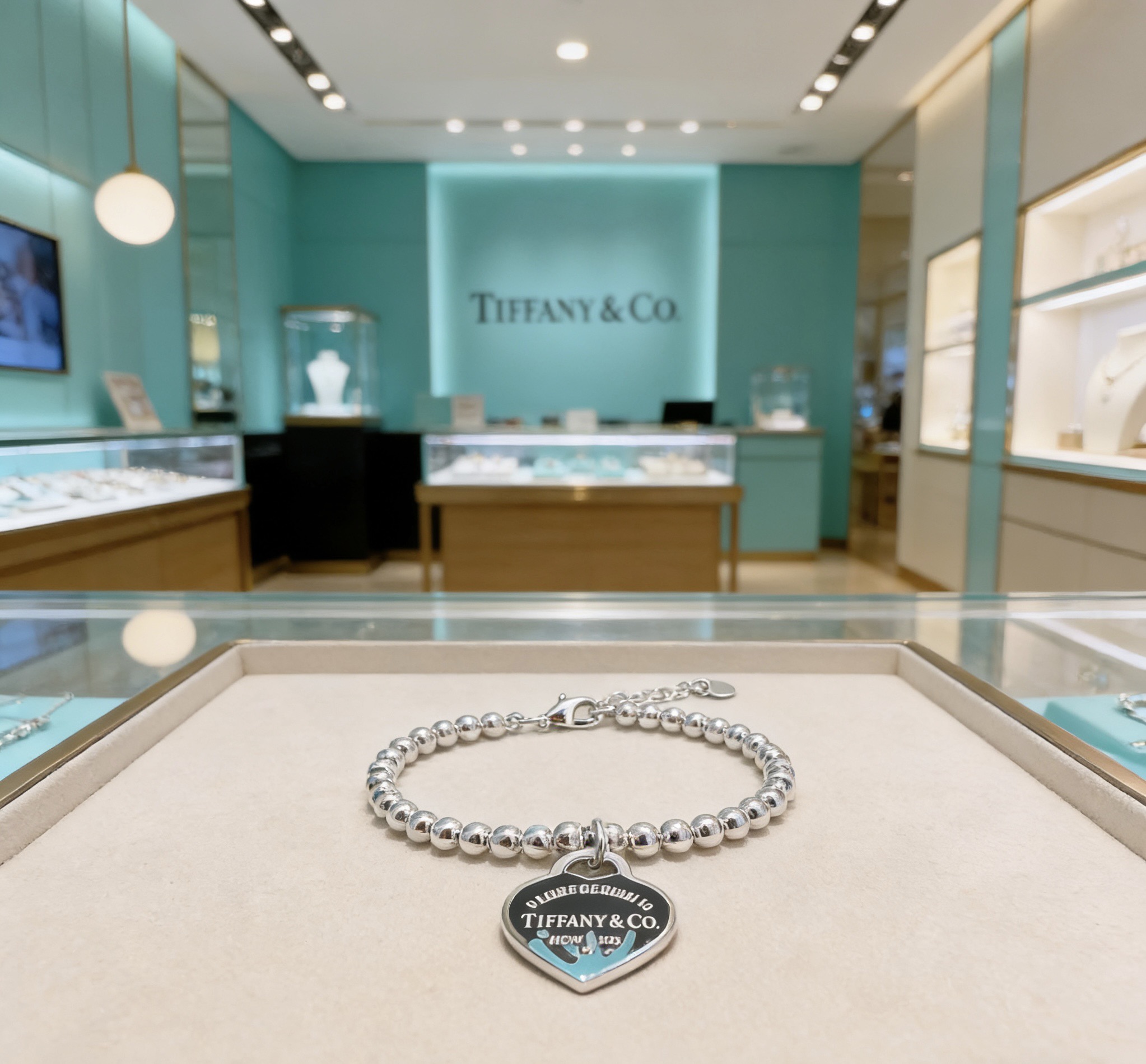 Tiffany & Co. 蒂芙尼 TIFFNY&CO 精工银版本手链