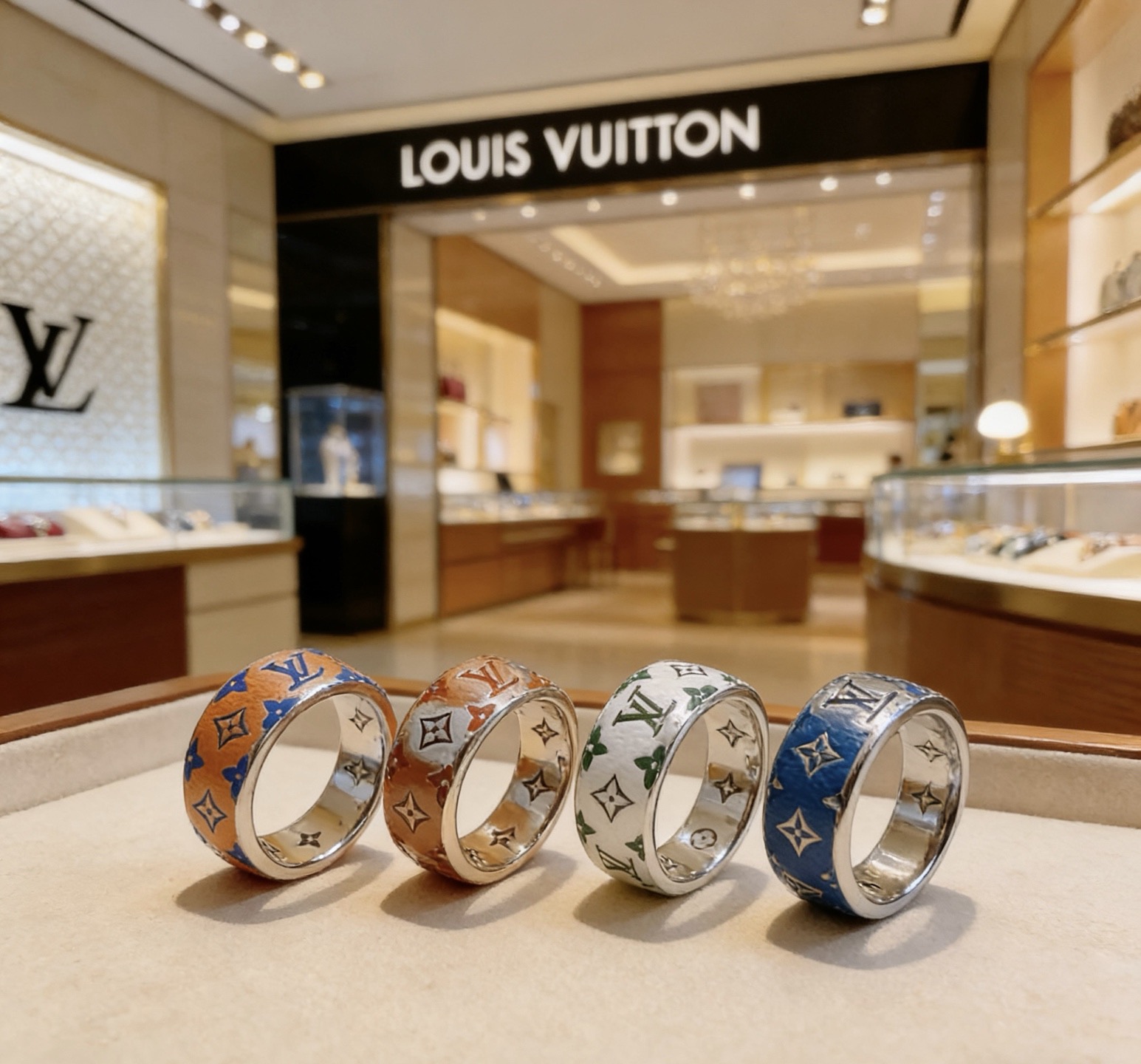 Louis Vuitton 高品质路易威登LV戒指 潮流 男女均可佩戴