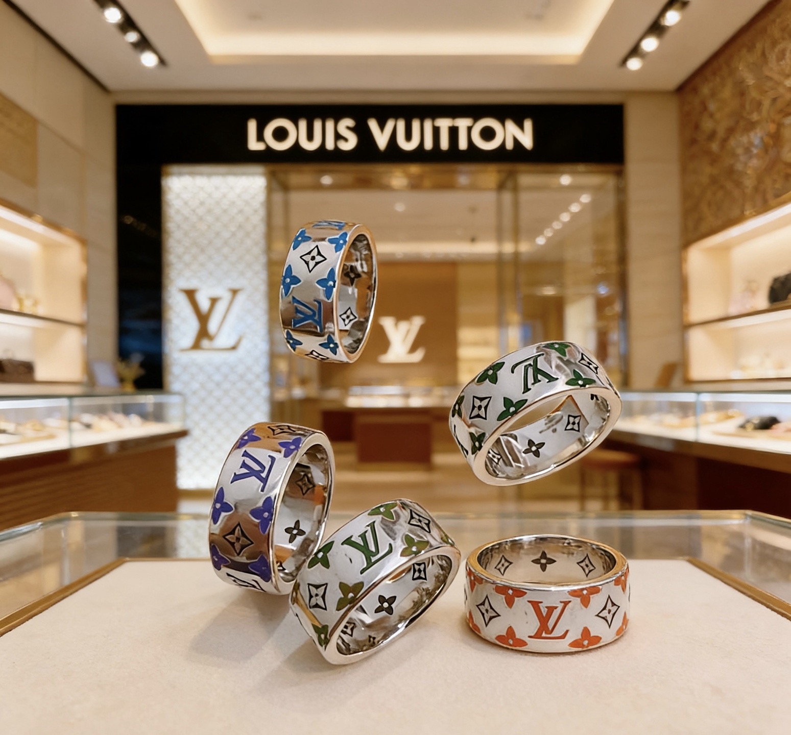 Louis Vuitton 高品质路易威登LV戒指 潮流 男女均可佩戴