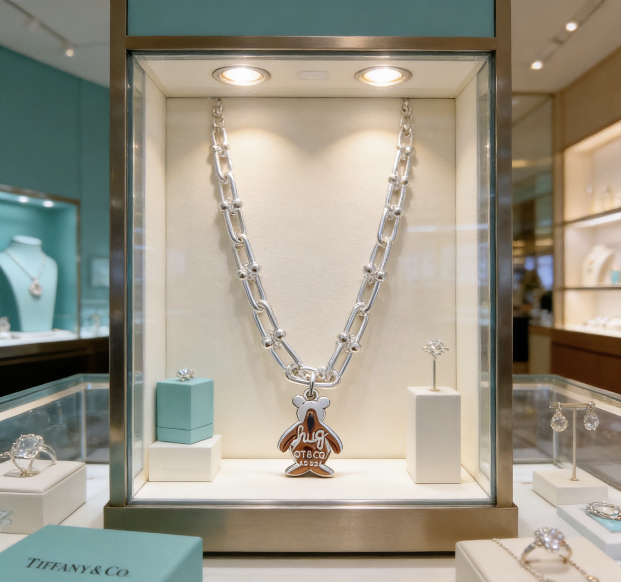 NO:766968,Tiffany & Co. Necklace TIFFNY&CO. Counter Seiko silver version, the same style as the star, retro old style, original replica, purely handmade ~ authentic mold opening, trendy and fashionable must-have, can be worn by both men and women, same style for couples, rock punk silver style, trendy and versatile, same style as the official website, boutique jewelry, tiffany, necklace19860909蒂芙尼项链 TIFFNY&CO. 专柜精工银版本明星同款 复古做旧风 原版复刻 纯手工打造 ～正品开模潮流时尚必备 男女均可佩戴 情侣款同款 摇滚朋克银风格 潮流百搭 官网同款,饰品精品,tiffany,necklace,Jewelry