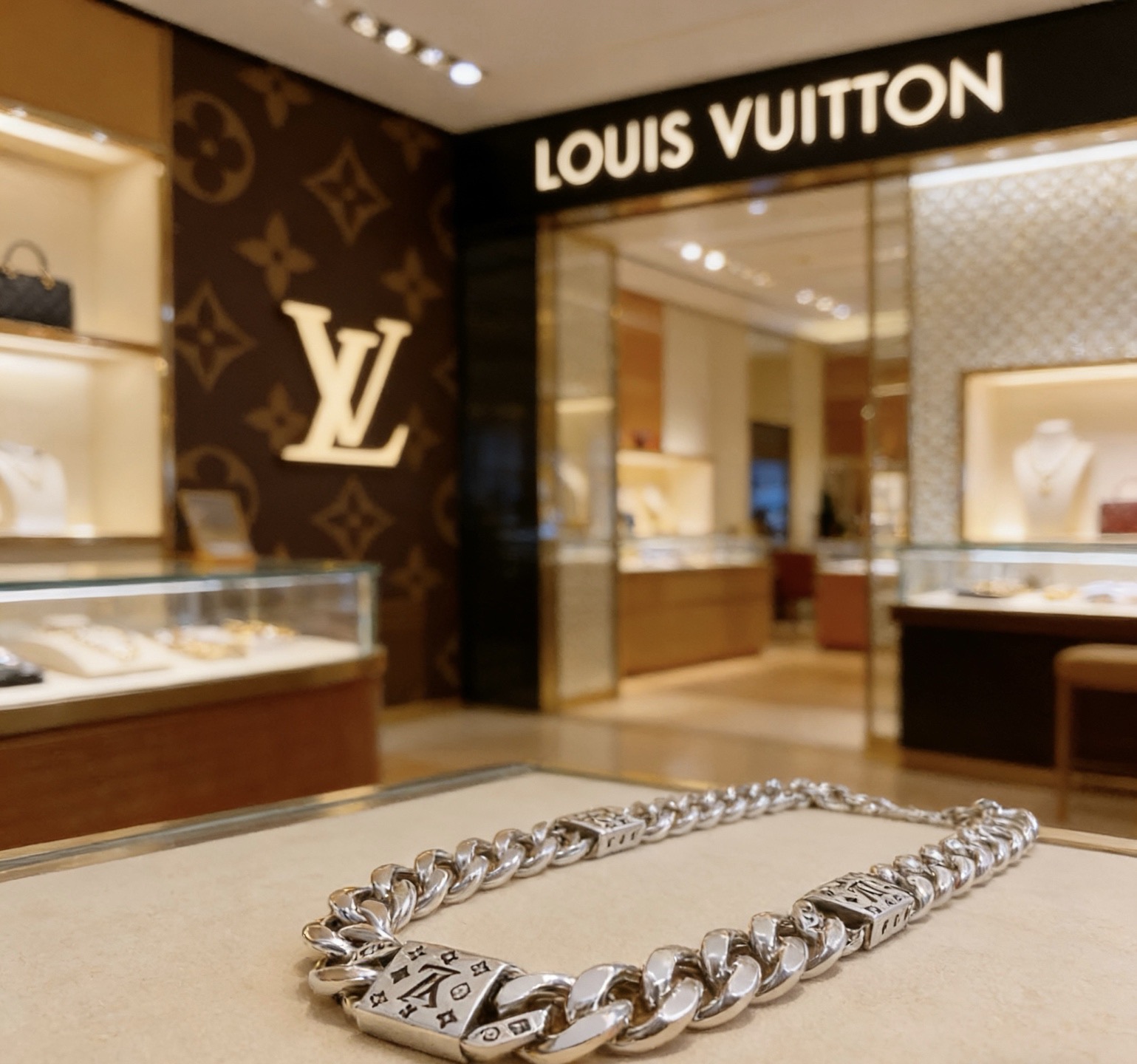 NO:766809,LV Louis Vuitton necklace original single goods counter new open mold retro trendy fashion must-have. Can be worn by both men and women. The same style for couples. Rock punk Thai silver style. Retro elements. Trendy and versatile. The same necklace from the official website. The latest chain has a higher grade. Star classic necklace series retro silver necklace. The chain length is 60 cm and the length can be changed. The details are distressed. Non-market glossy version. This model has been on the market. This is a hot-selling model in LV. It goes well with trendy clothes, jewelry boutiques, louis vuitton, louis  vuitton,necklace19860909LV路易威登项链原单货专柜新款开模复古潮流时尚必备 男女均可佩戴 情侣款同款 摇滚朋克泰银风格 复古元素 潮流百搭 官网同款项链最新款链条档次更高明星经典款项链系列复古银项链 链长60厘米可改长度 细节对版做旧处理 非市面亮面版型 这款一直在出 LV里面热卖款 非常好搭配潮流衣服,饰品精品,louis vuitton,louis vuitton,necklace,Jewelry