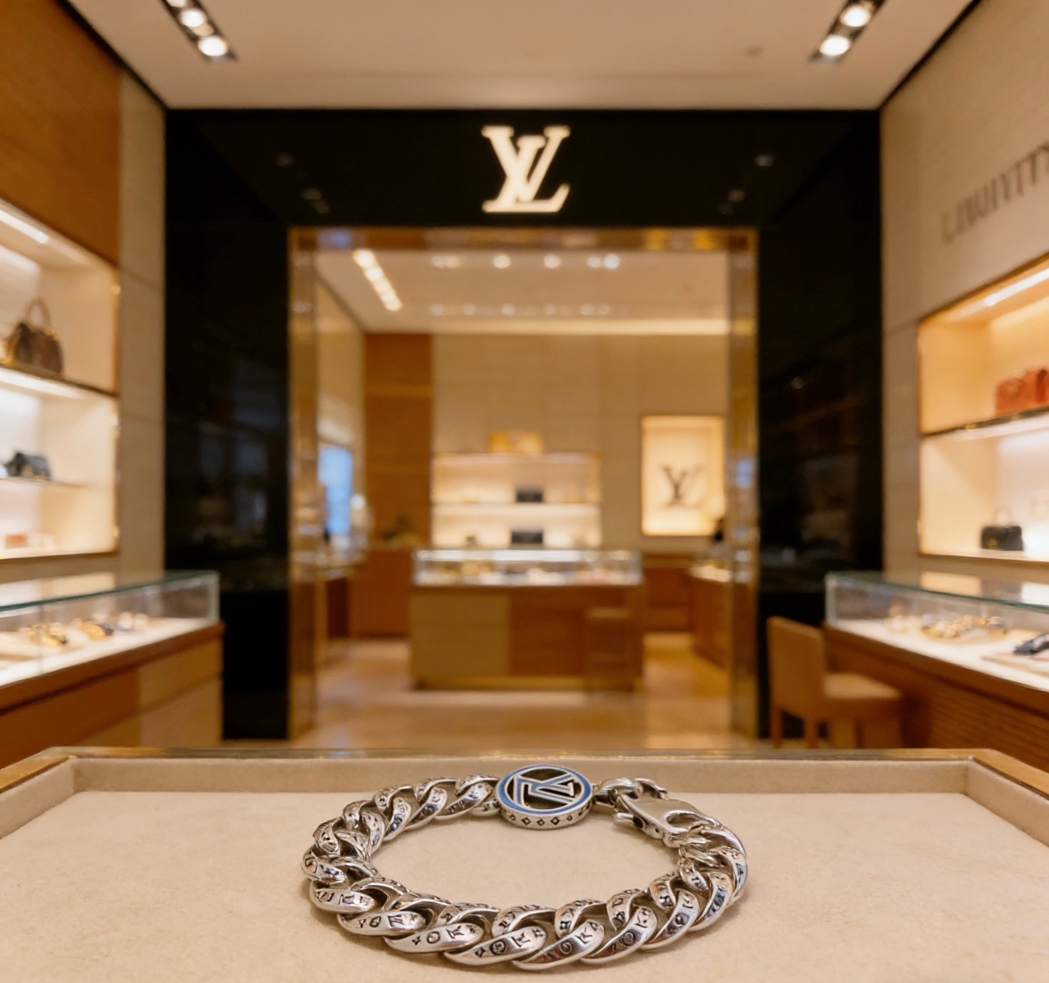 NO:819330,High-quality Louis Vuitton LV bracelet original item counter new open mold retro trendy fashion must-have. Can be worn by both men and women. The same style for couples. Rock punk Thai silver style. Retro elements. Trendy and versatile. The same necklace on the official website. The latest chain has a higher grade. Celebrity classic bracelet. Cuban chain series. Retro silver bracelet. The length of the chain is 22cm.  Very easy to match with trendy clothes, fine jewelry, louis vuitton, louis vuitton, necklace, bracelet19860909高品质路易威登LV手链原单货专柜新款开模复古潮流时尚必备 男女均可佩戴 情侣款同款 摇滚朋克泰银风格 复古元素 潮流百搭 官网同款项链最新款链条档次更高明星经典款手链古巴链系列复古银手链 链长码数22cm20cm18cm可改长度 细节对版做旧处理 非市面亮面版型 这款一直在出 LV里面热卖款 非常好搭配潮流衣服,饰品精品,louis vuitton,louis vuitton,necklace,bracelet,Jewelry