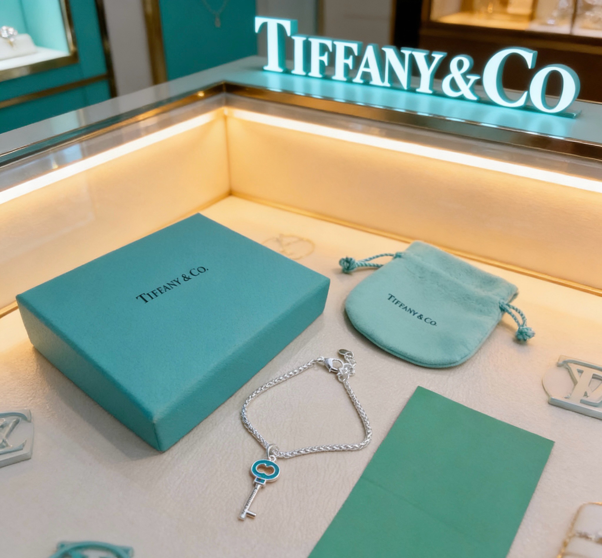 蒂芙尼手链🩵 TIFFNY&CO. 专柜精工银版本   明星同款 复古做旧风 原版复刻 纯手工打造 ～正