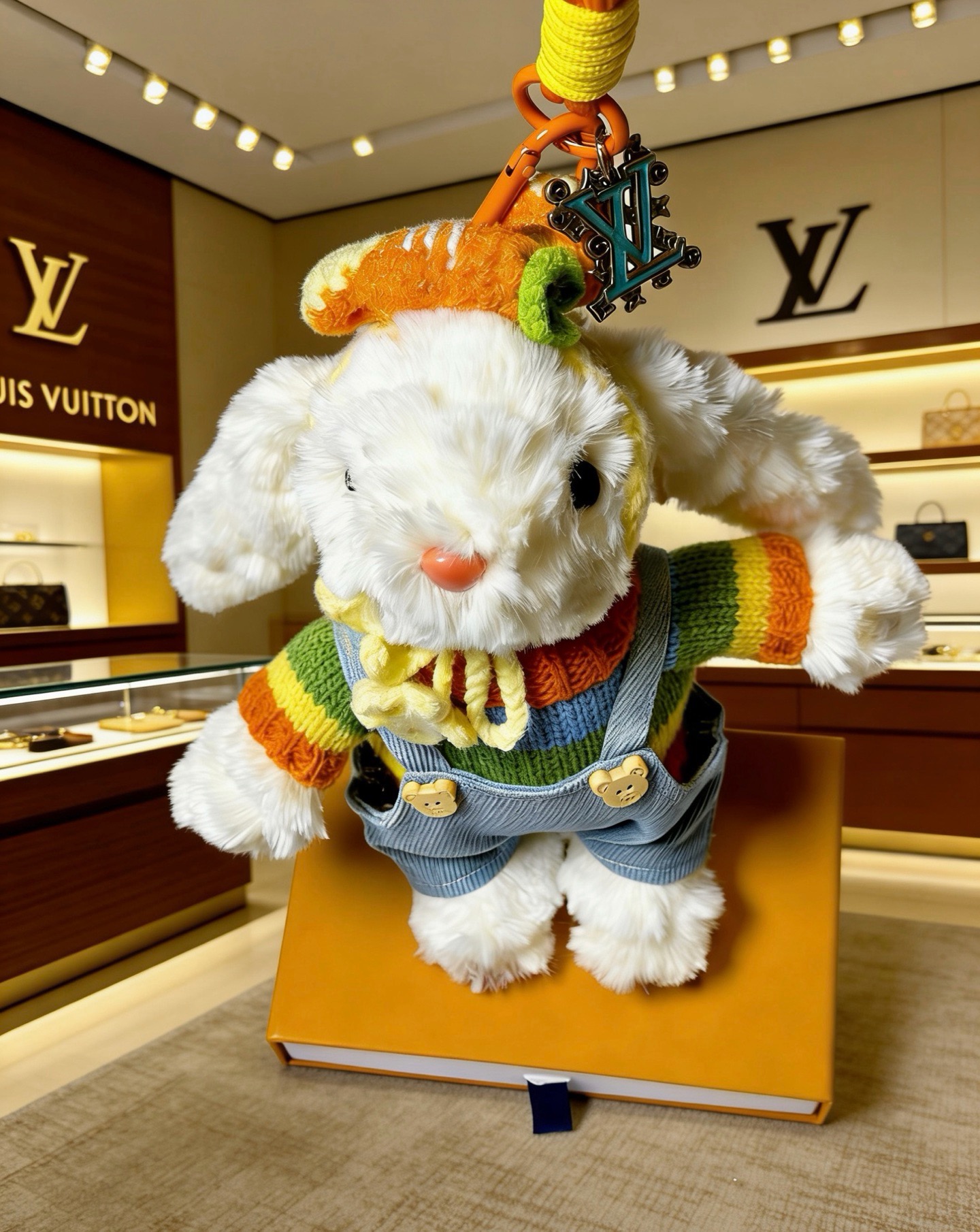 新品发布LV钥匙扣 lv包包扣 最新款包包挂饰档次更高明星同款Anger Forest系列经典款联名设计