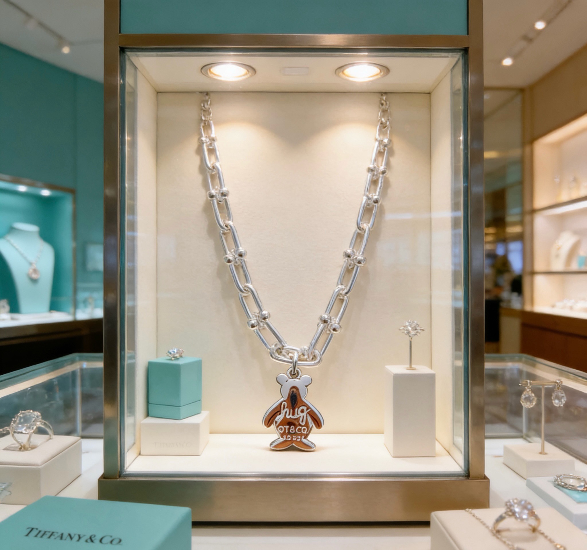 NO:859595,Tiffany & Co. Necklace TIFFNY&CO. Counter Seiko silver version, the same style as the star, retro old style, original replica, purely handmade ~ authentic mold opening, trendy and fashionable must-have, can be worn by both men and women, same style for couples, rock punk silver style, trendy and versatile, same style as the official website, boutique jewelry, tiffany, necklace19860909蒂芙尼项链 TIFFNY&CO. 专柜精工银版本明星同款 复古做旧风 原版复刻 纯手工打造 ～正品开模潮流时尚必备 男女均可佩戴 情侣款同款 摇滚朋克银风格 潮流百搭 官网同款,饰品精品,tiffany,necklace,Jewelry