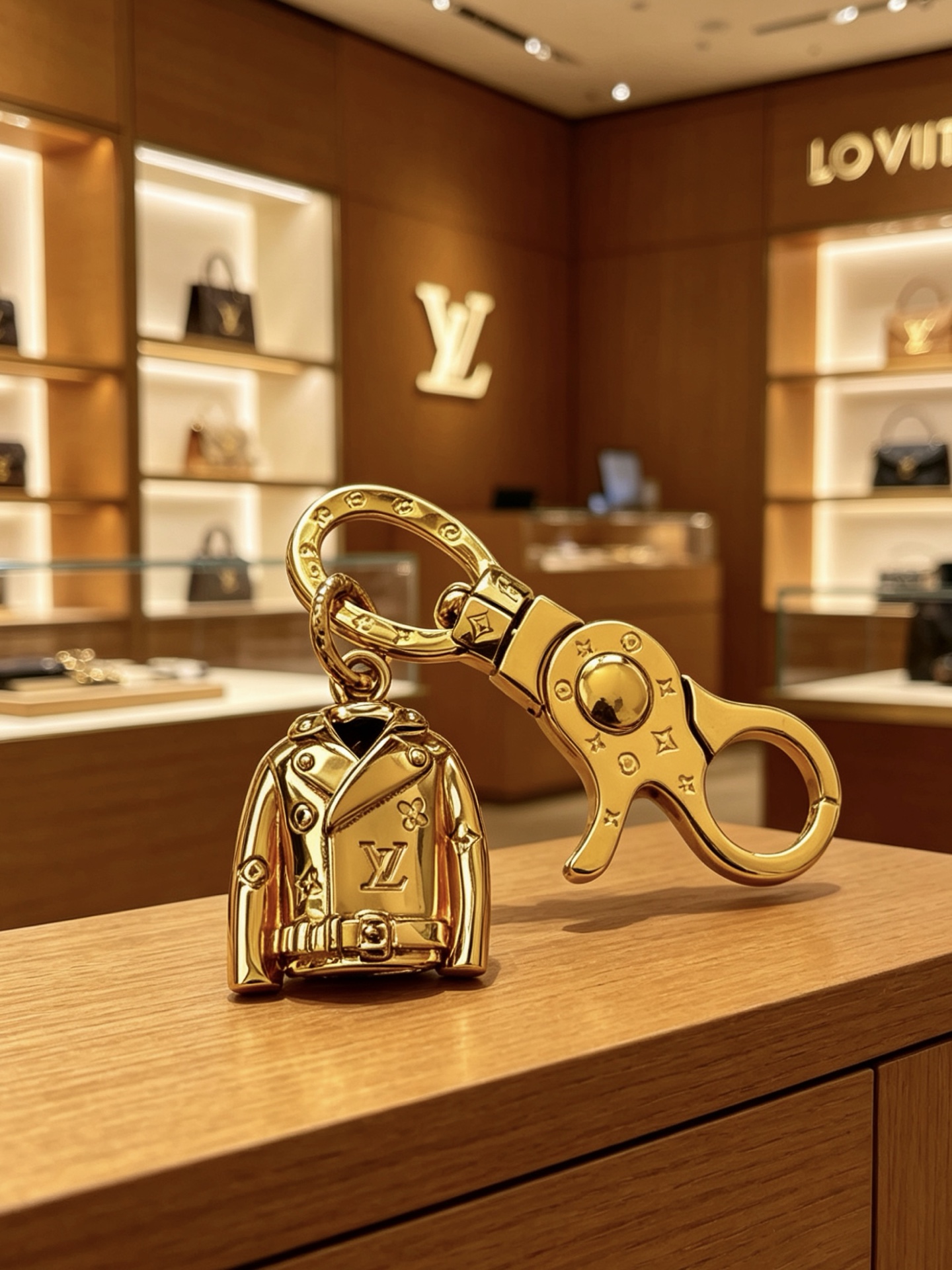 新品发布LV钥匙扣 lv包包扣 最新款包包挂饰档次更高明星同款Anger Forest系列经典款联名设计