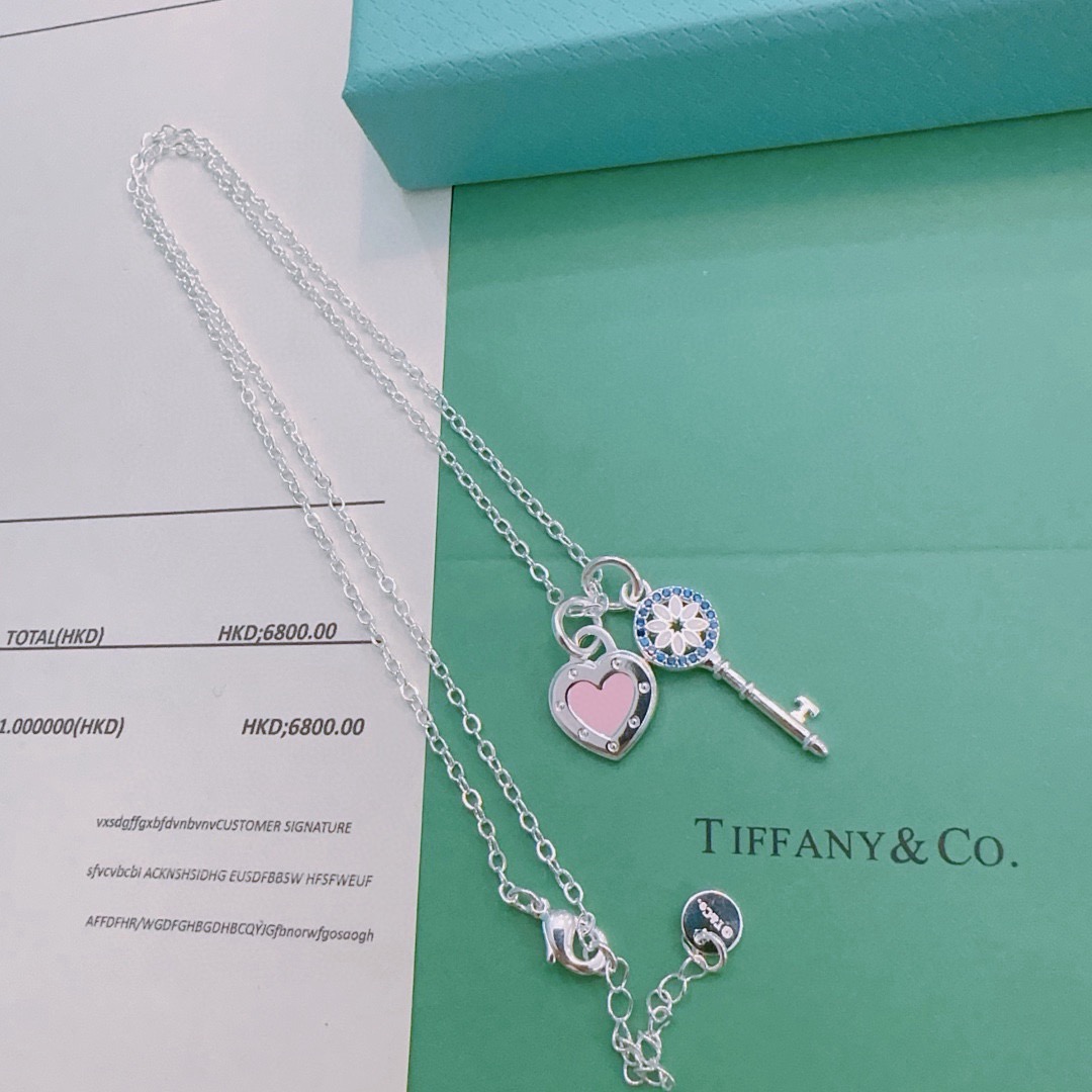 蒂芙尼🩵 TIFFNY&CO. 专柜精工银版本   明星同款 复古做旧风 原版复刻 纯手工打造 ～正品开