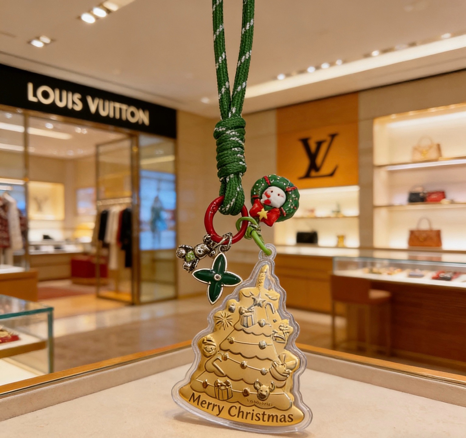 新品硬金发布LV钥匙扣 lv包包扣 最新款包包挂饰档次更高明星同款Anger Forest系列经典款联名