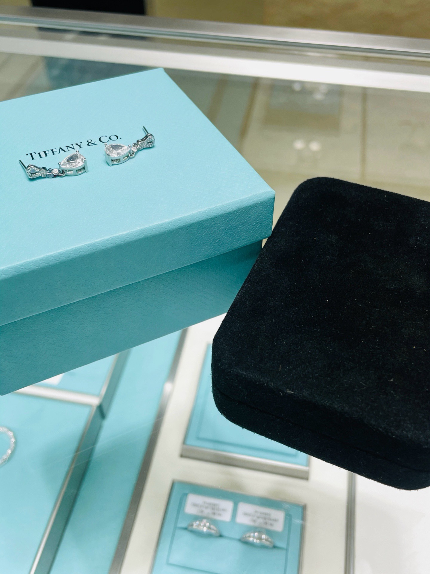 蒂芙尼耳环🩵 TIFFNY&CO. 专柜精工银版本   明星同款 复古做旧风 原版复刻 纯手工打造 ～正