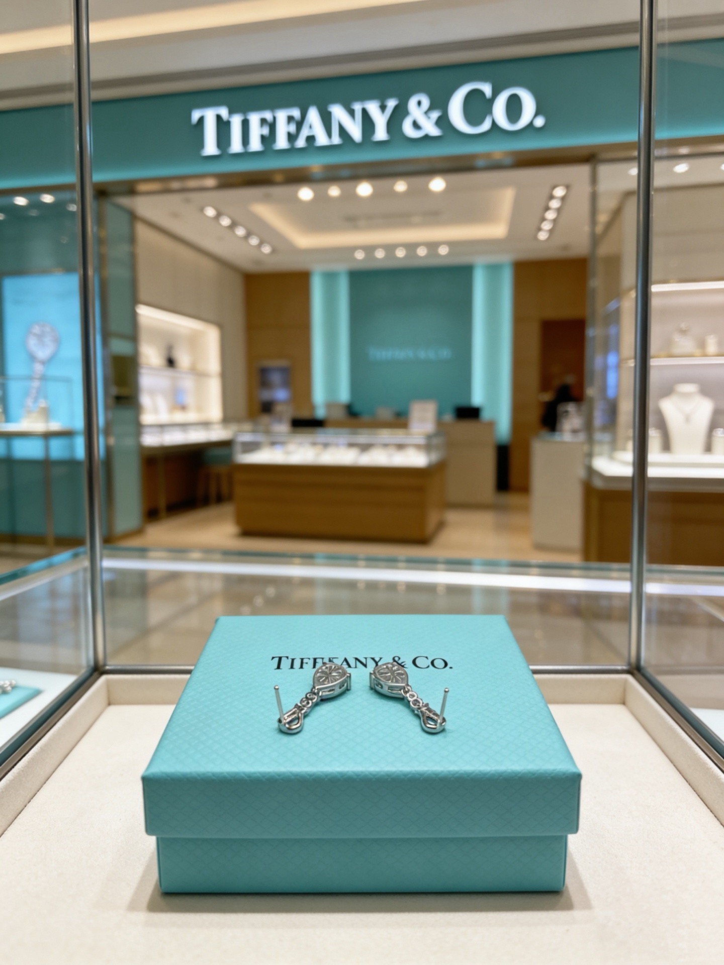 蒂芙尼耳环🩵 TIFFNY&CO. 专柜精工银版本   明星同款 复古做旧风 原版复刻 纯手工打造 ～正