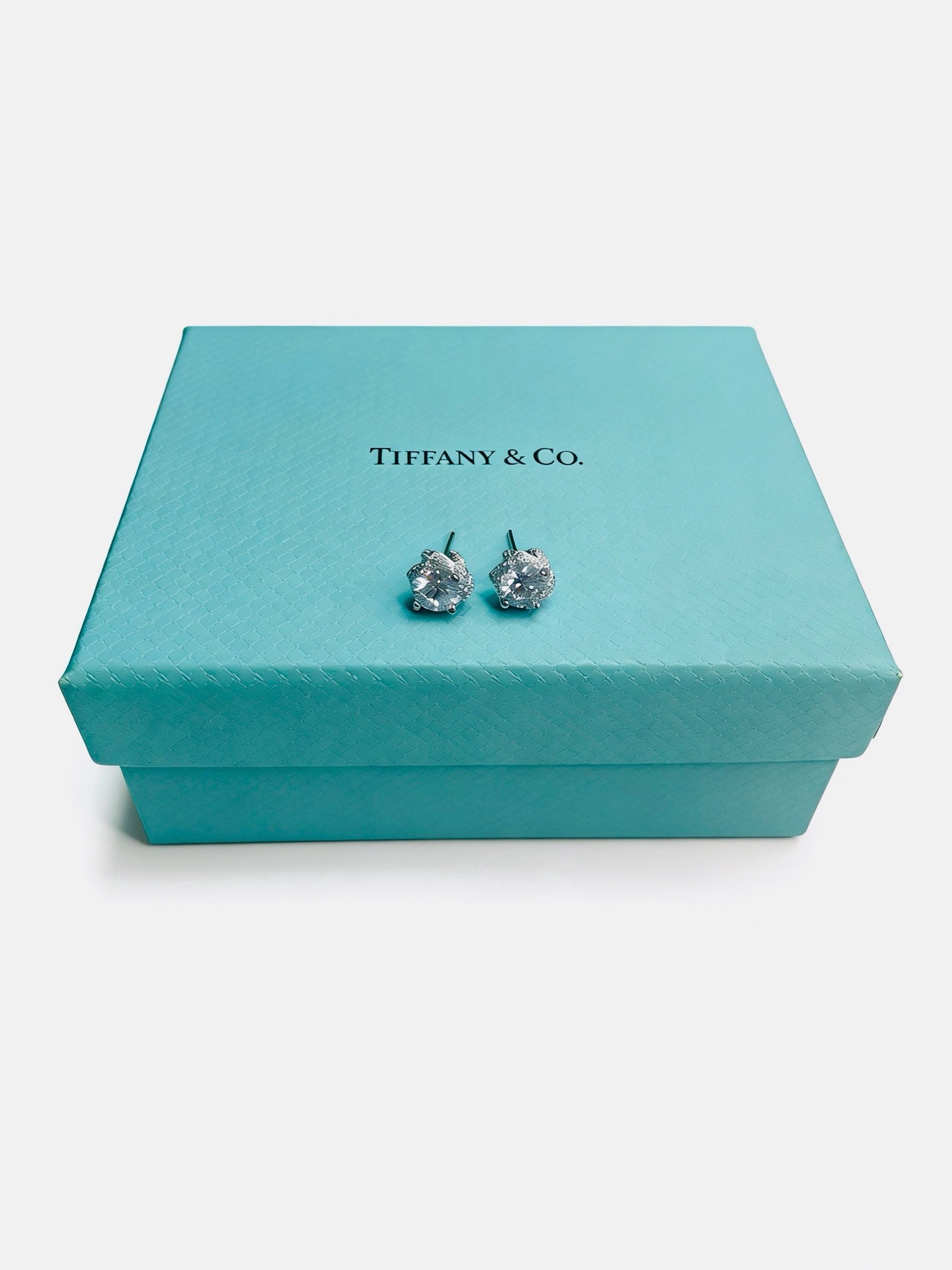 蒂芙尼耳环🩵 TIFFNY&CO. 专柜精工银版本   明星同款 复古做旧风 原版复刻 纯手工打造 ～正