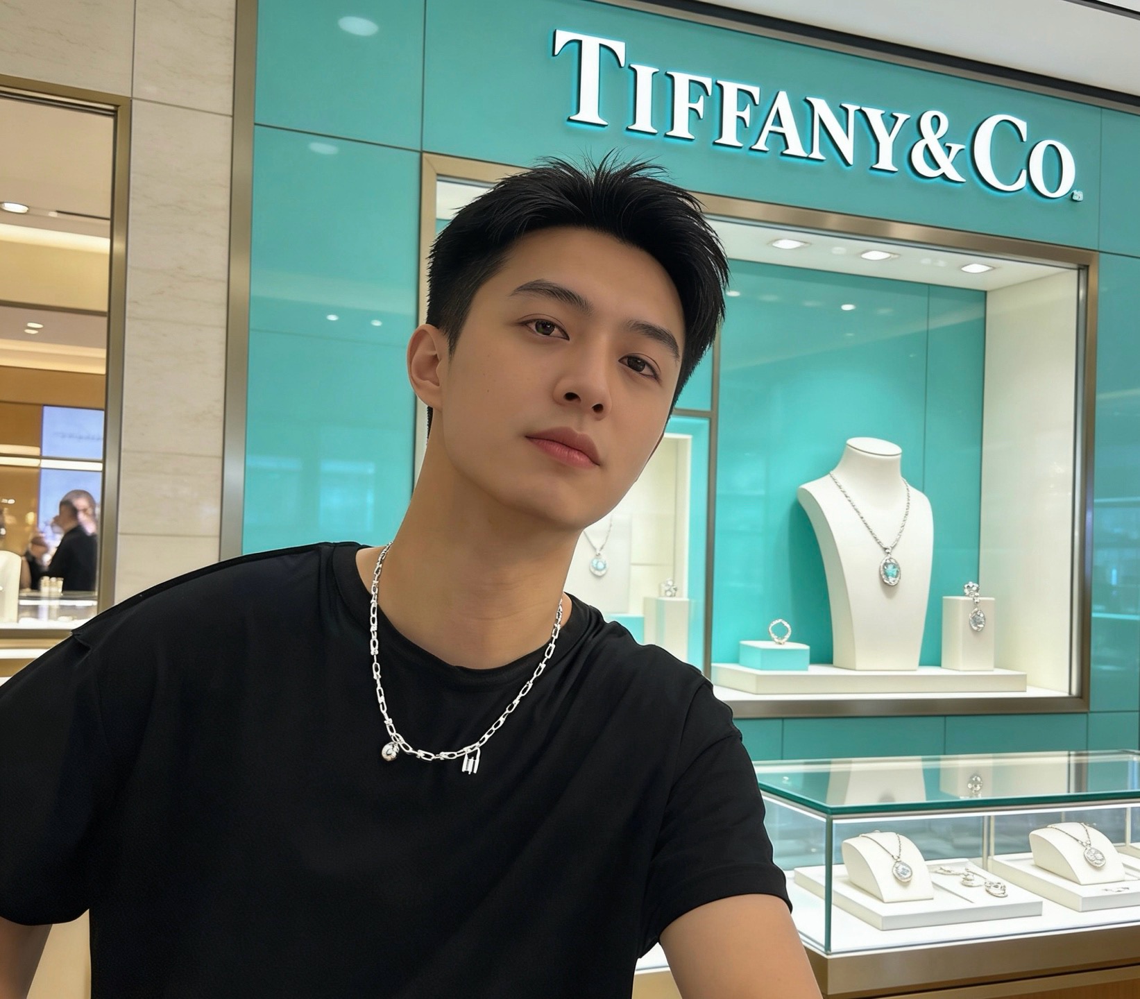 蒂芙尼项链🩵 TIFFNY&CO. 专柜精工银版本   明星同款 复古做旧风 原版复刻 纯手工打造 ～正